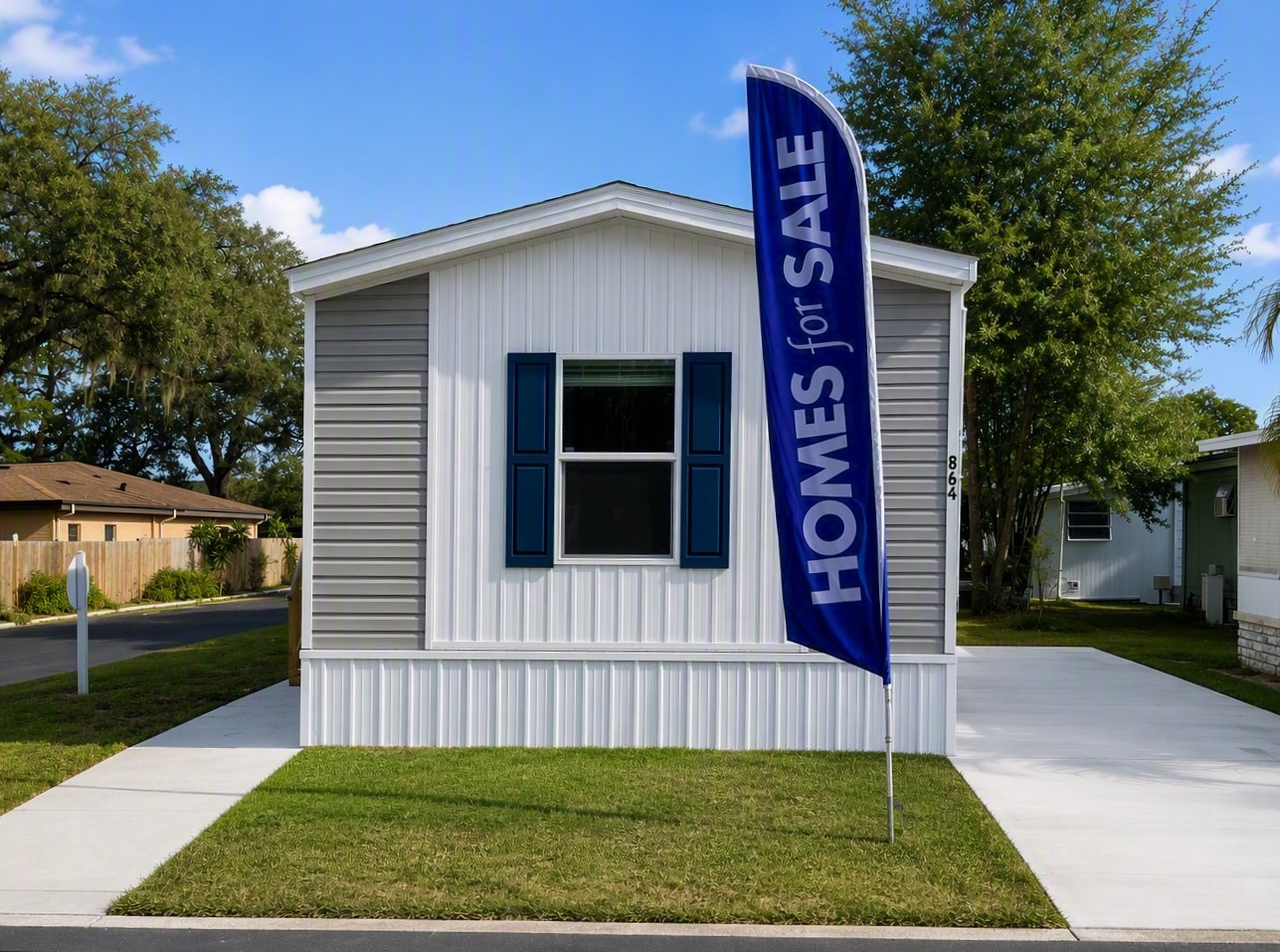 A photo of the home