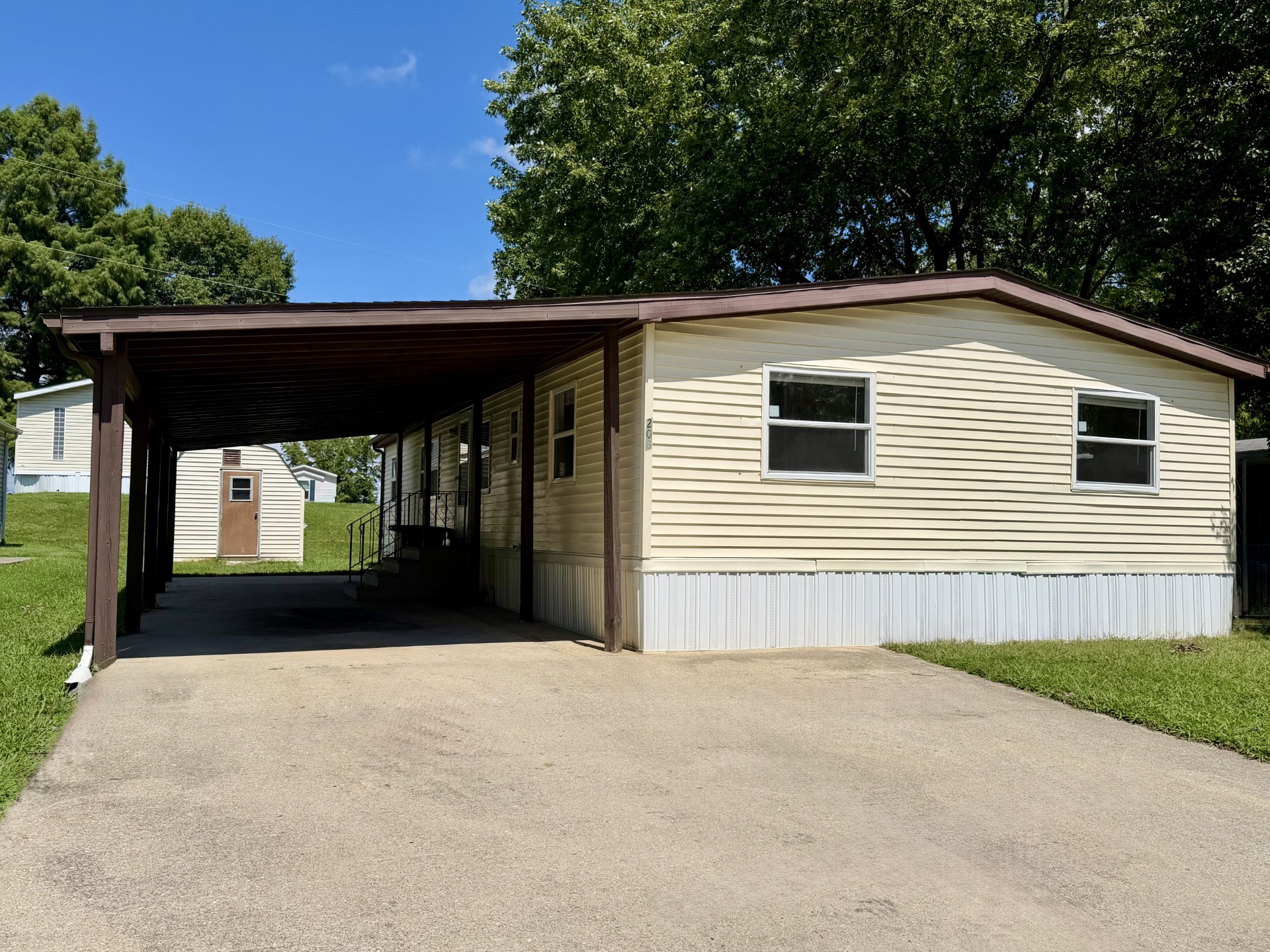 A photo of the home