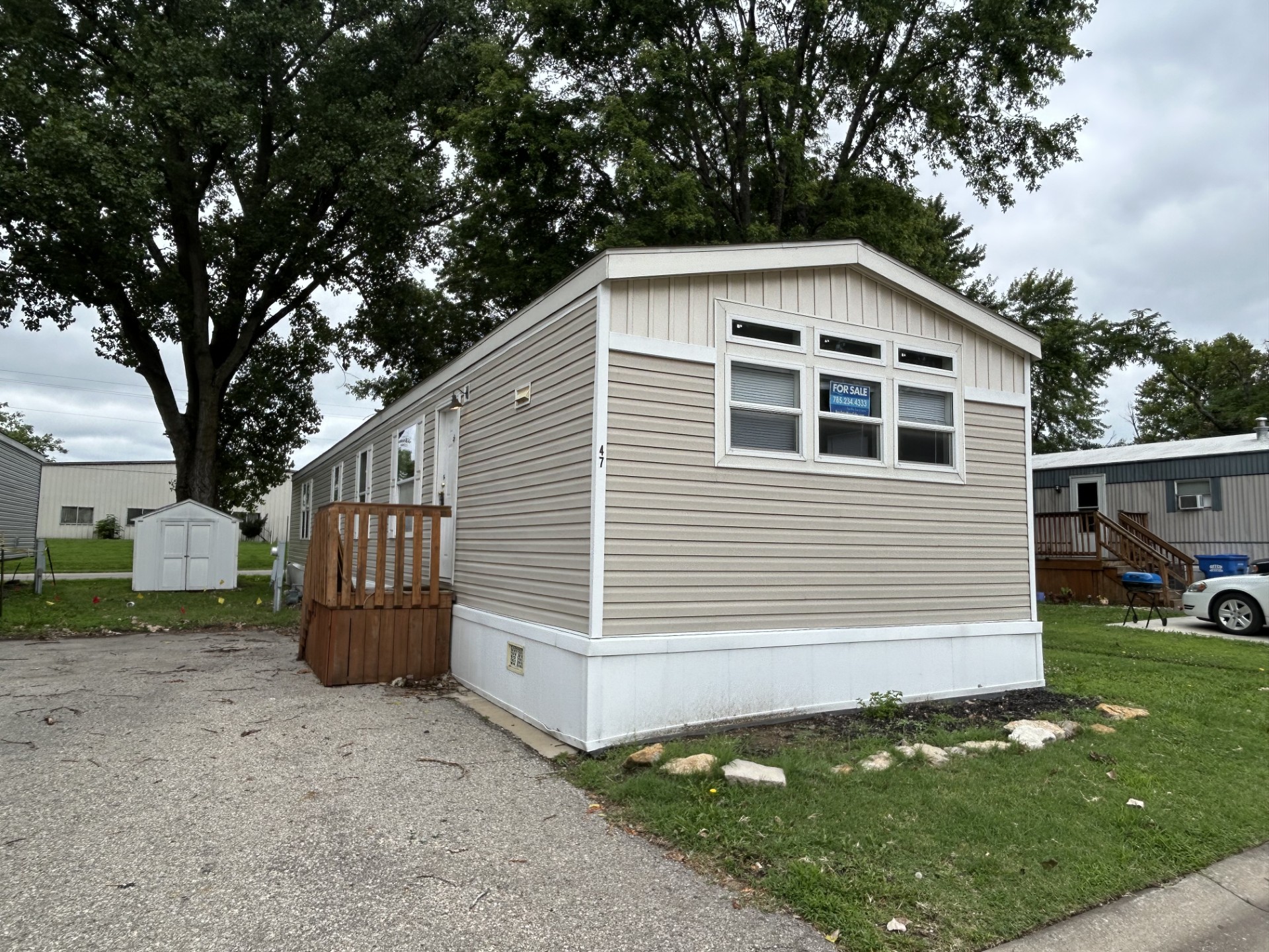 A photo of the home