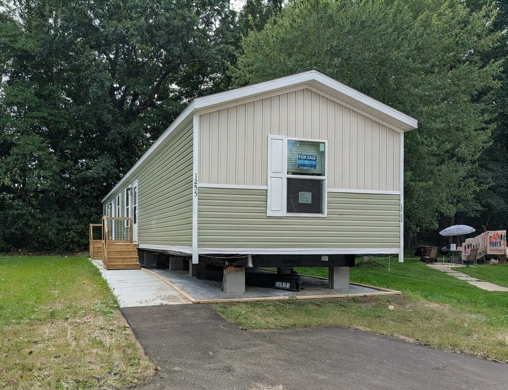 A photo of the home
