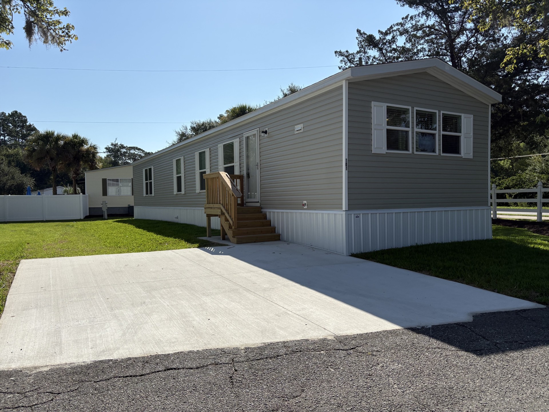 A photo of the home