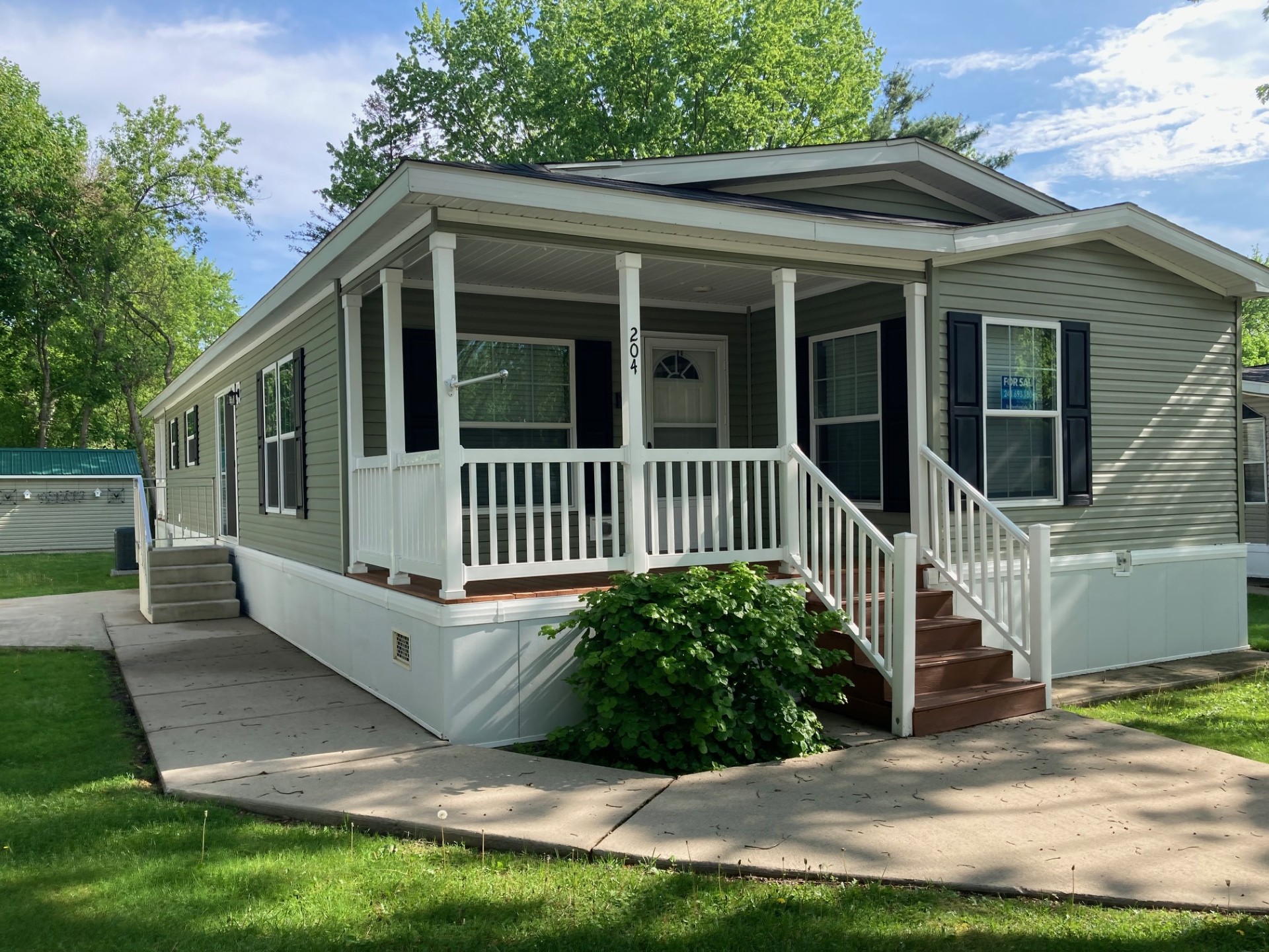 A photo of the home