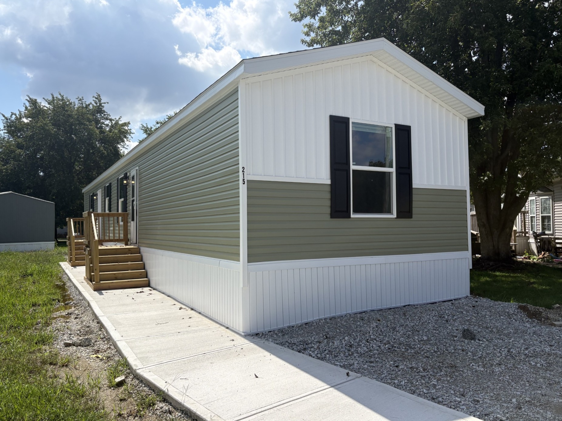 A photo of the home