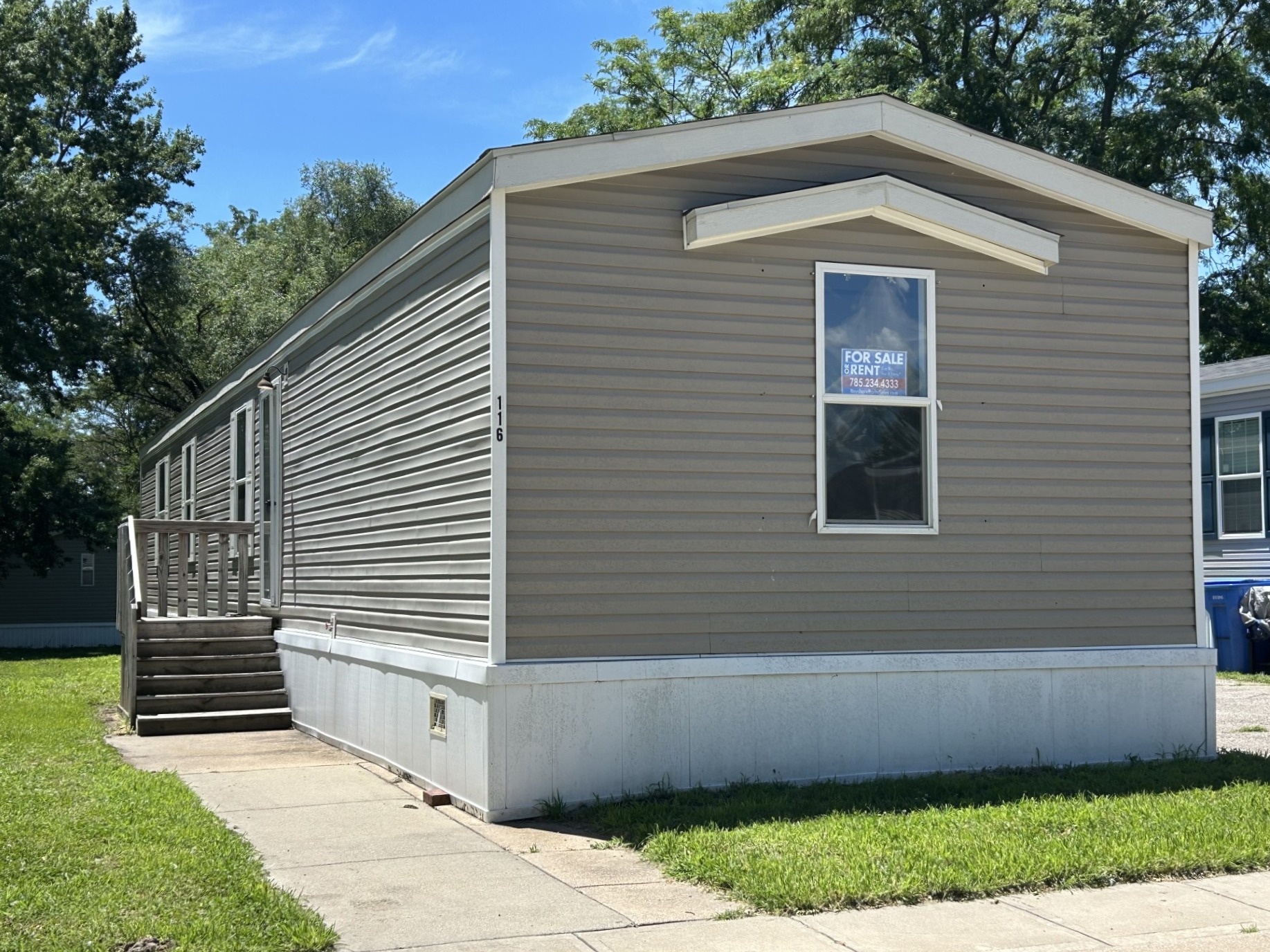 A photo of the home