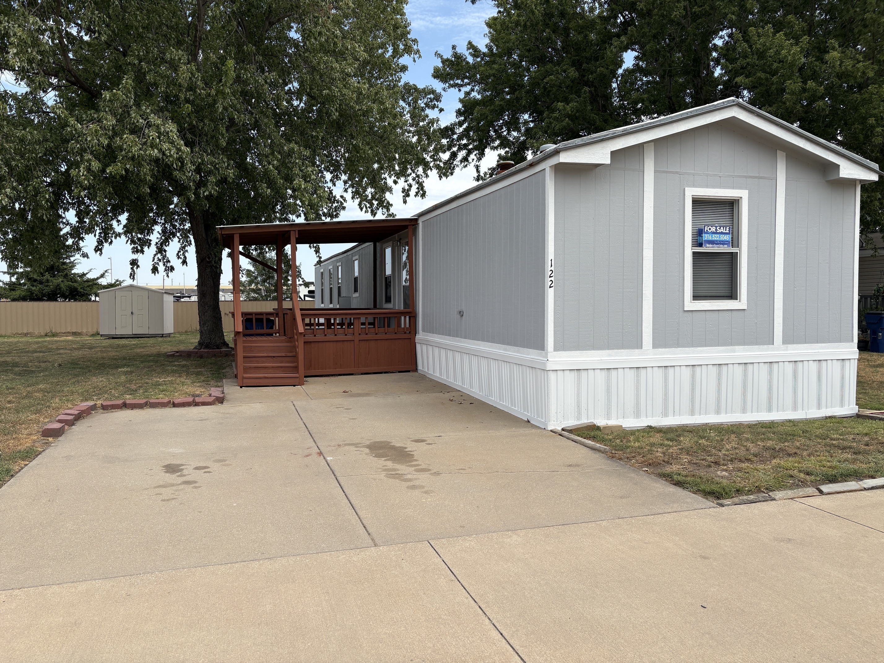 A photo of the home