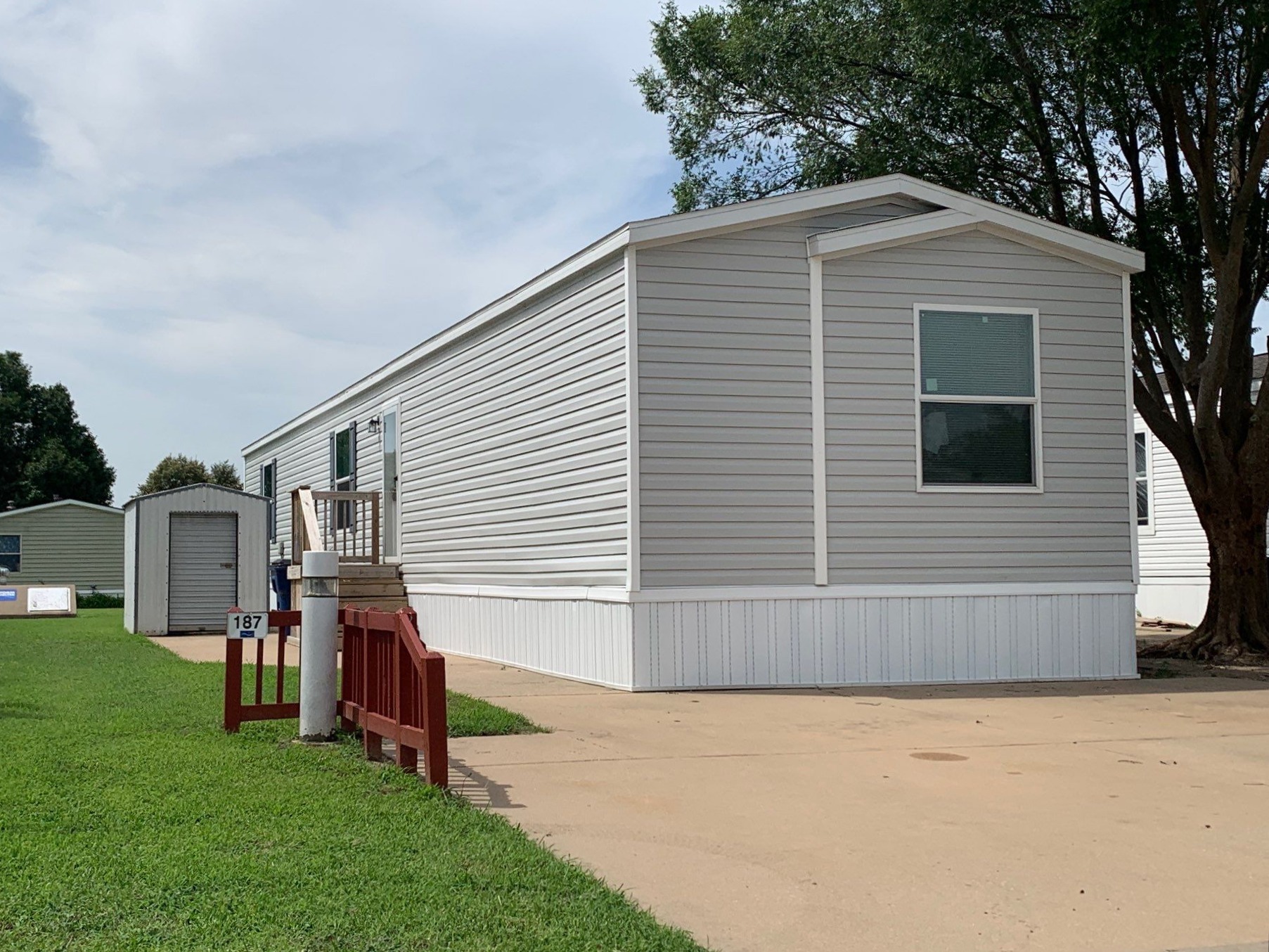 A photo of the home