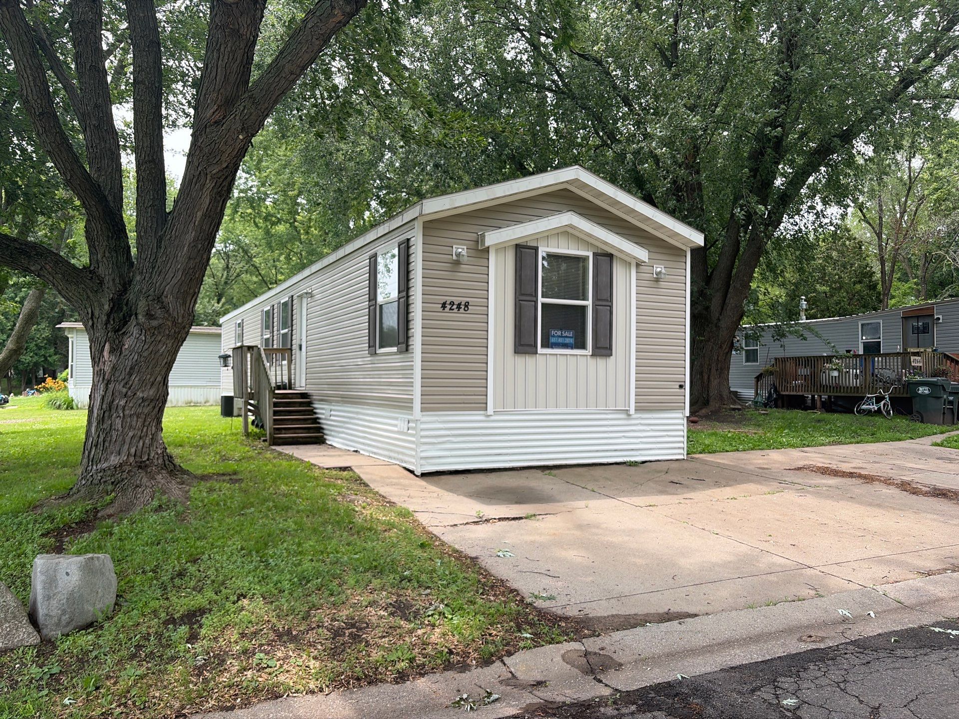 A photo of the home