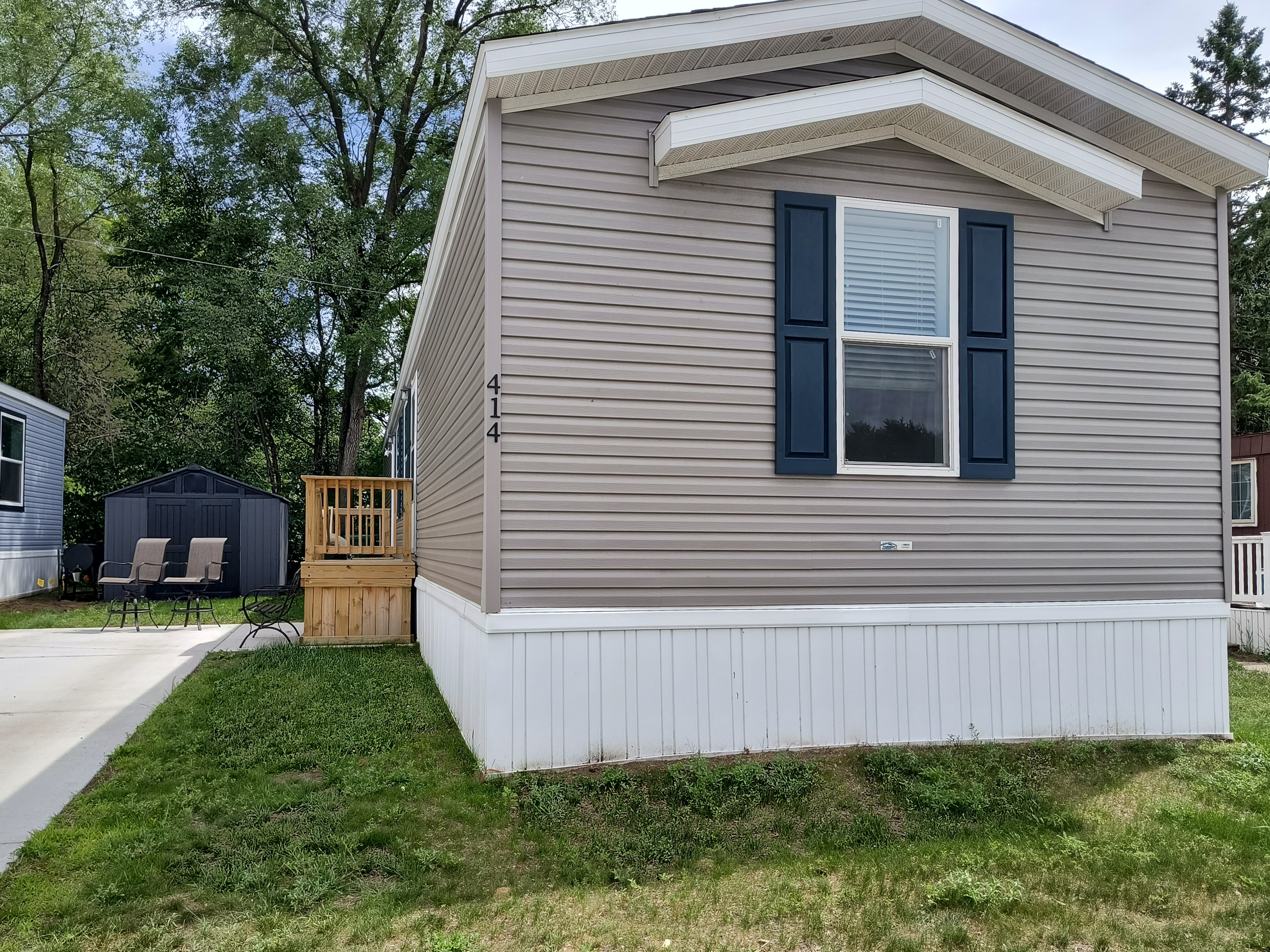 A photo of the home