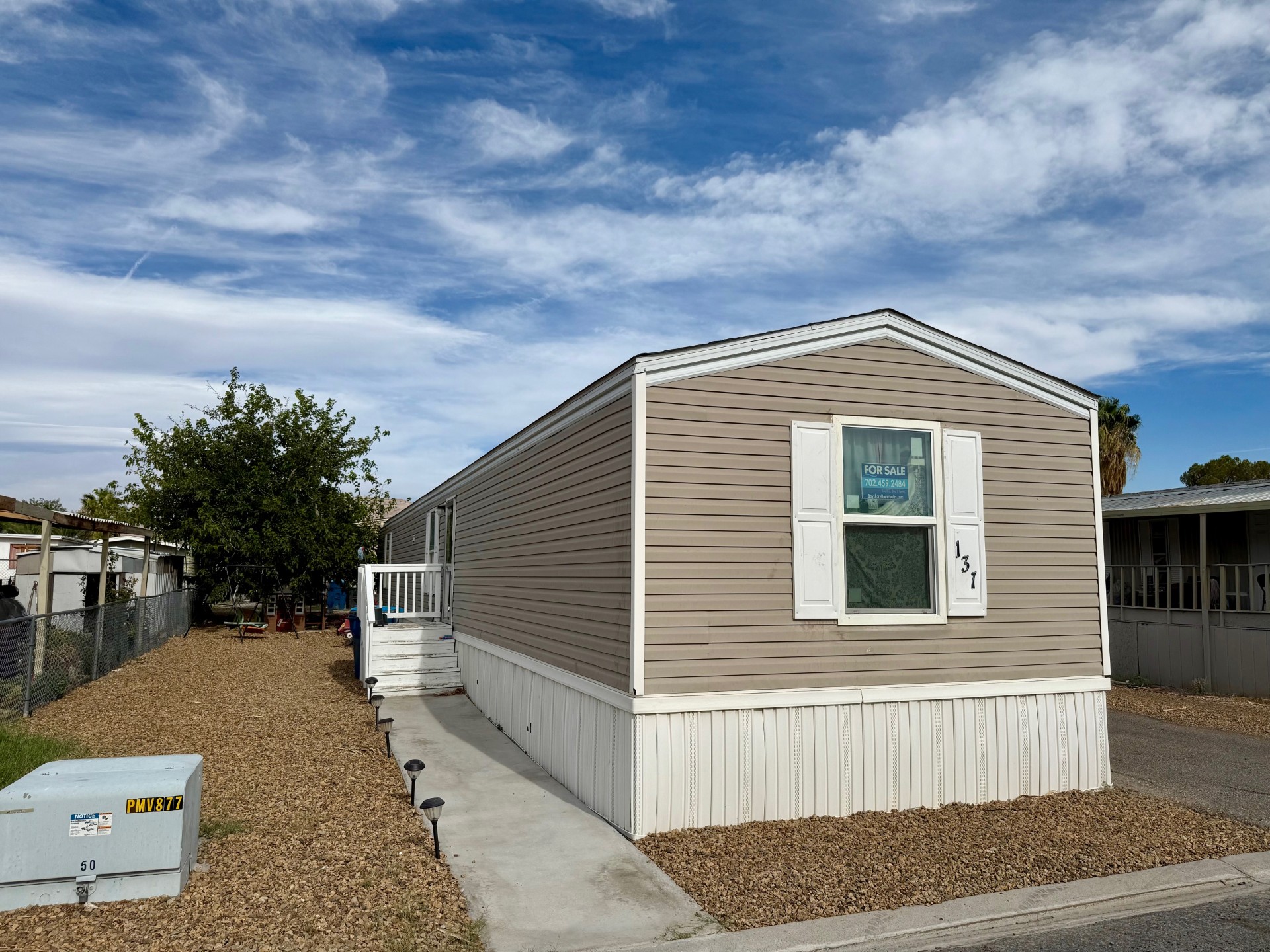 A photo of the home