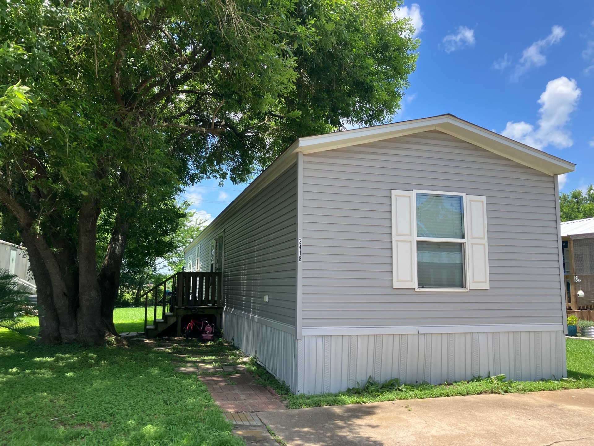 A photo of the home