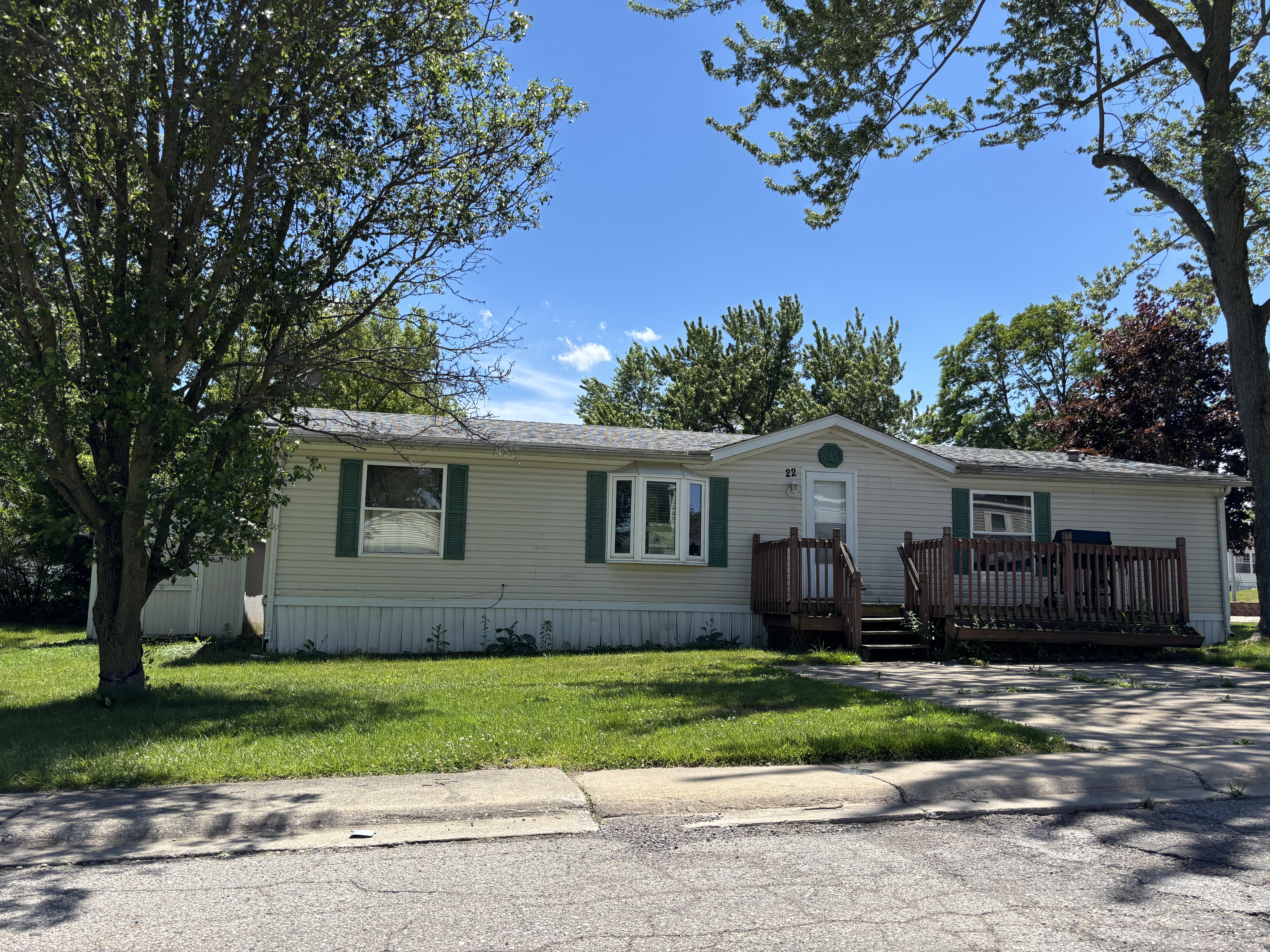 A photo of the home