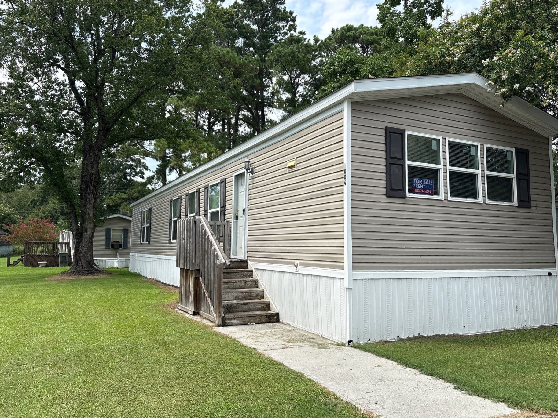 A photo of the home