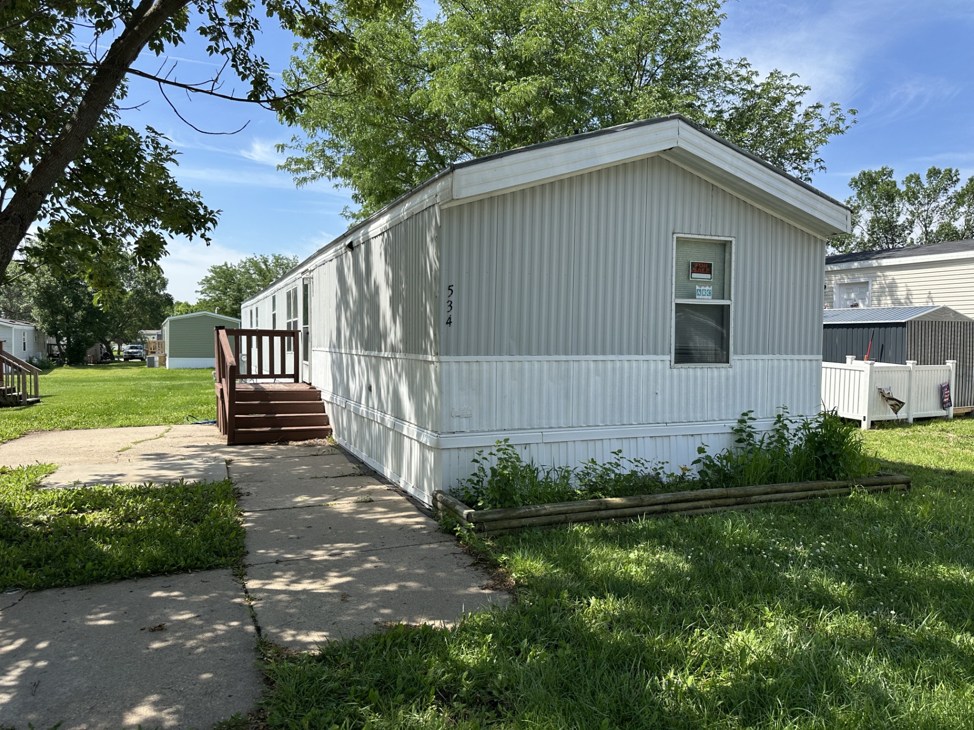 A photo of the home