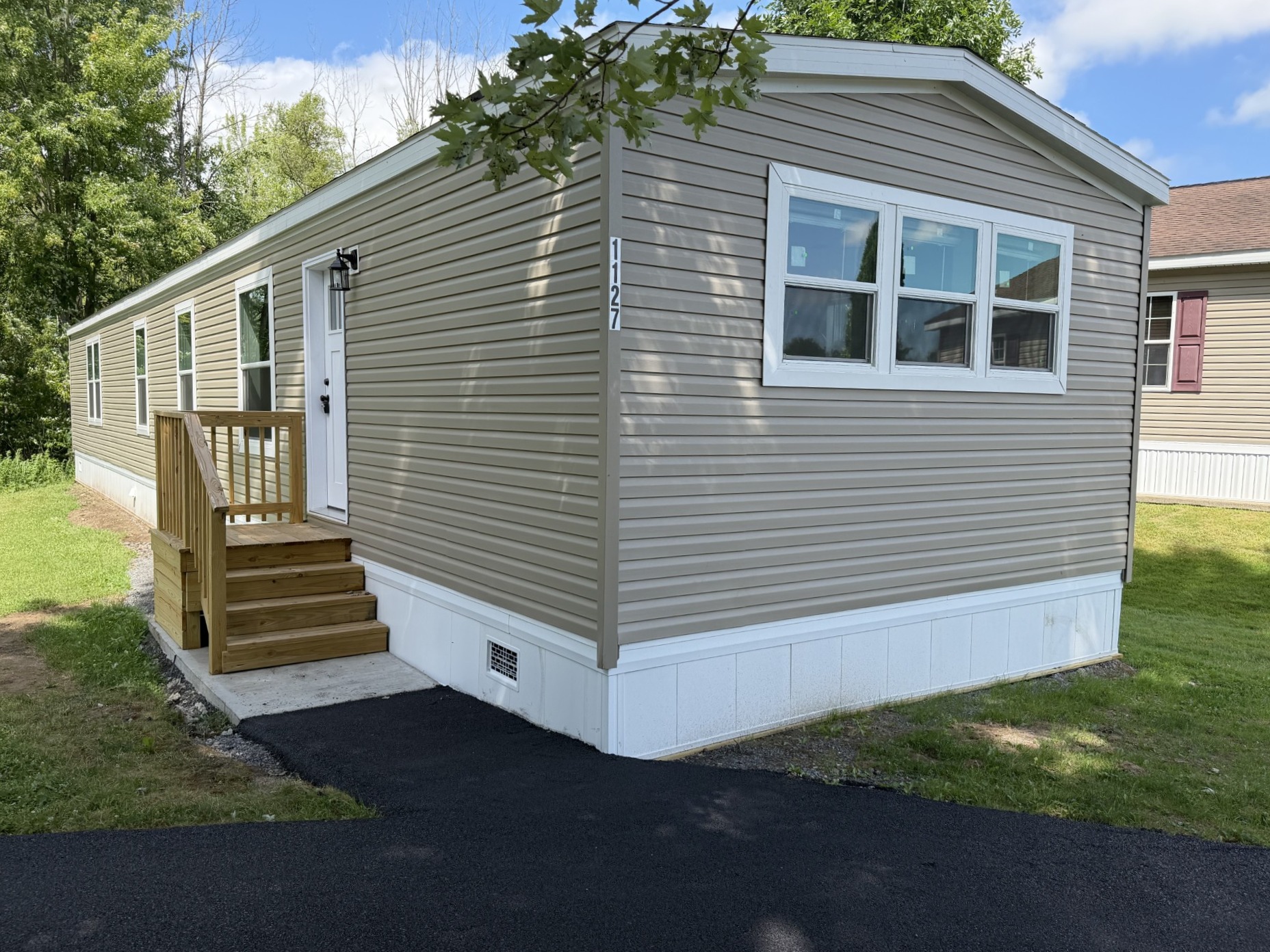 A photo of the home