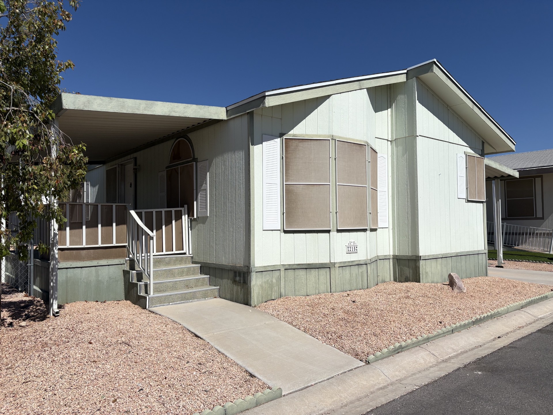 A photo of the home