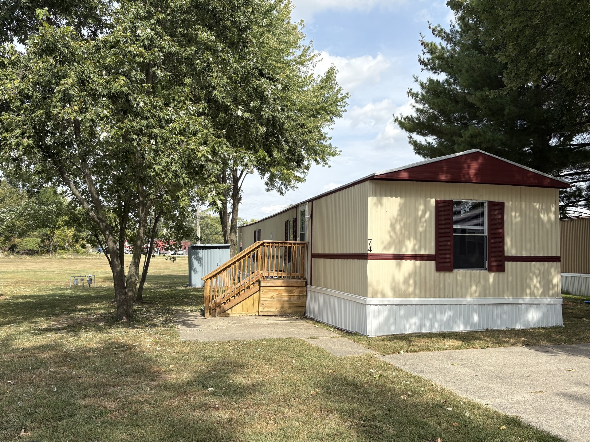 A photo of the home
