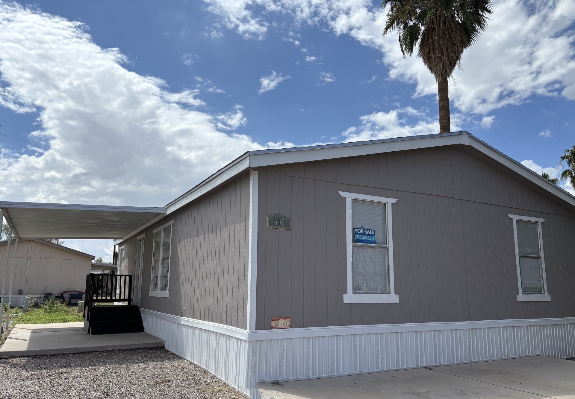 A photo of the home