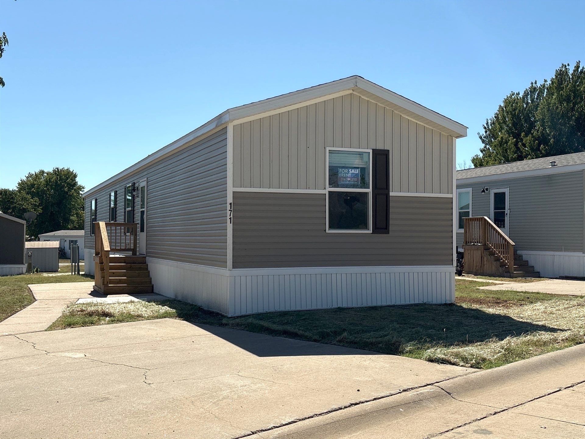 A photo of the home