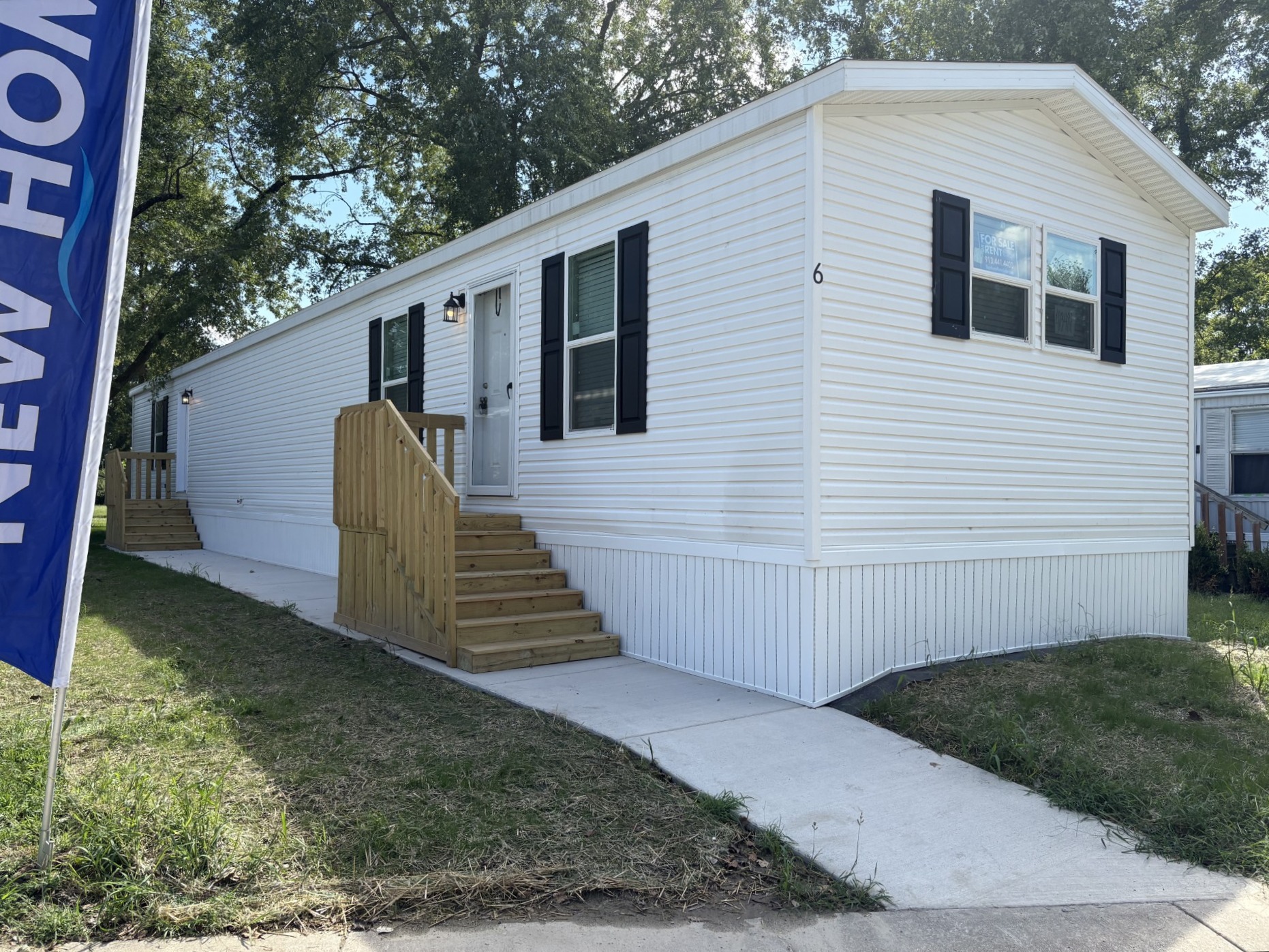 A photo of the home