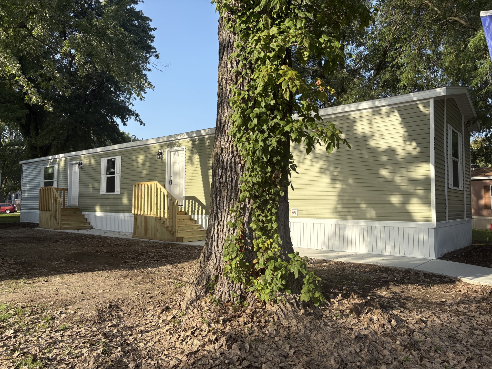A photo of the home