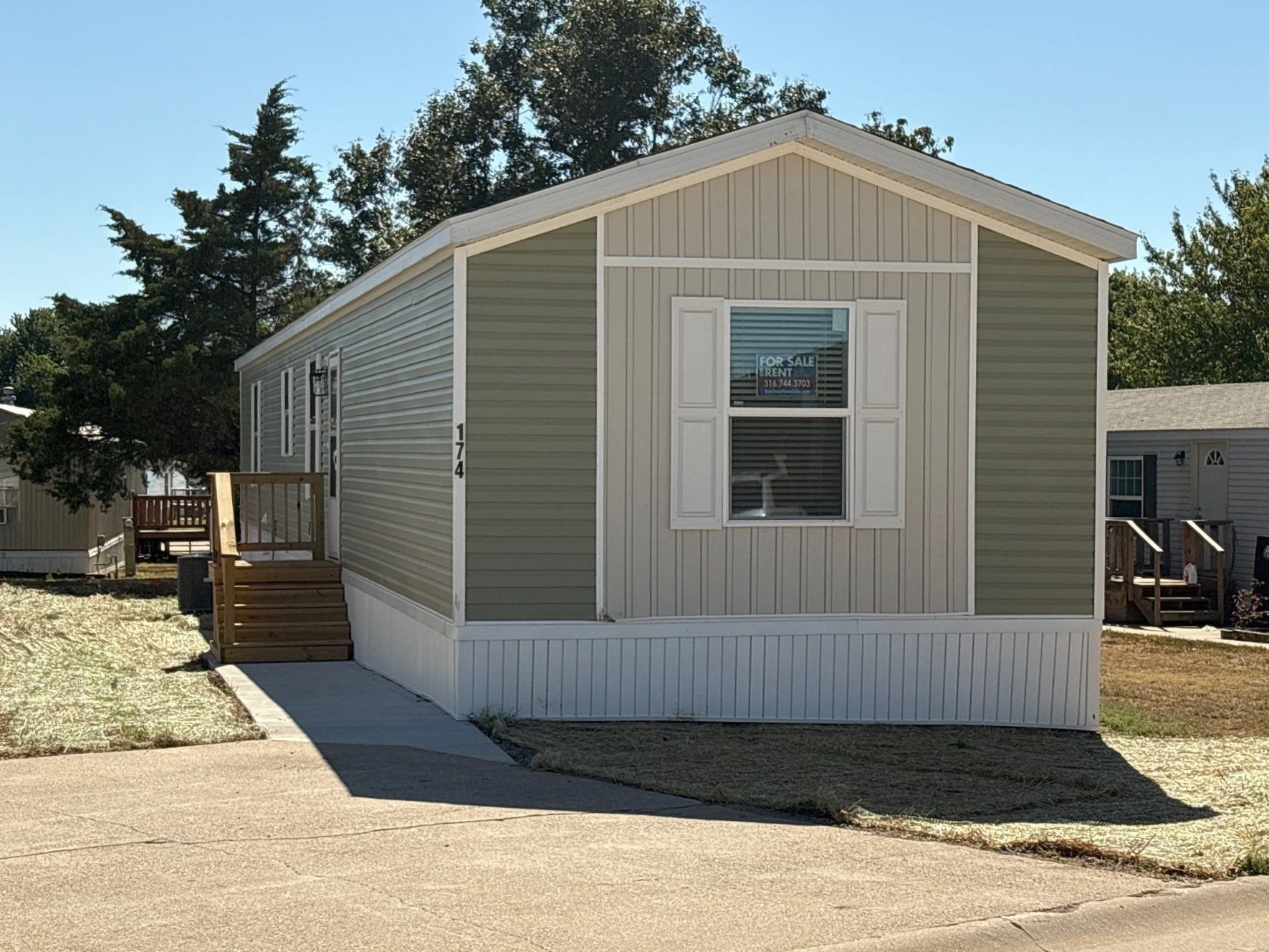 A photo of the home