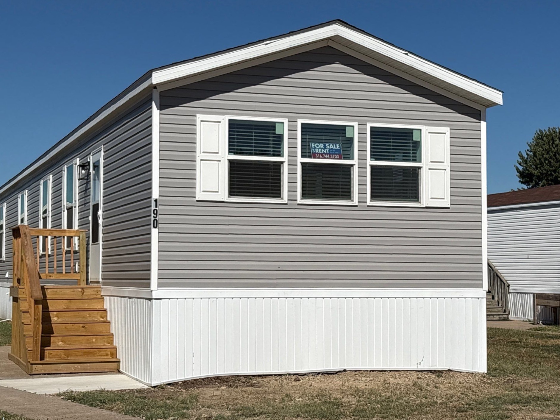 A photo of the home