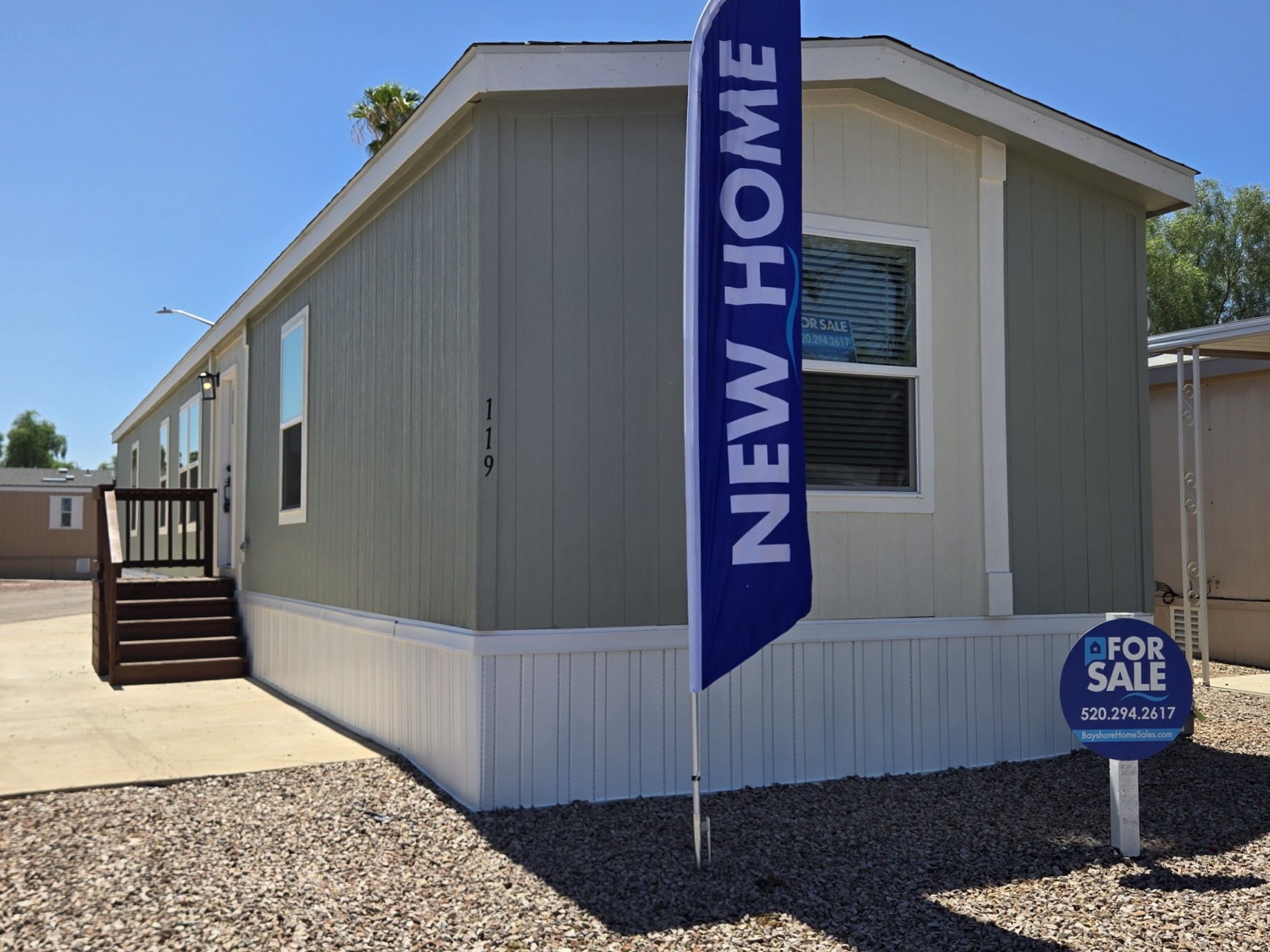 A photo of the home