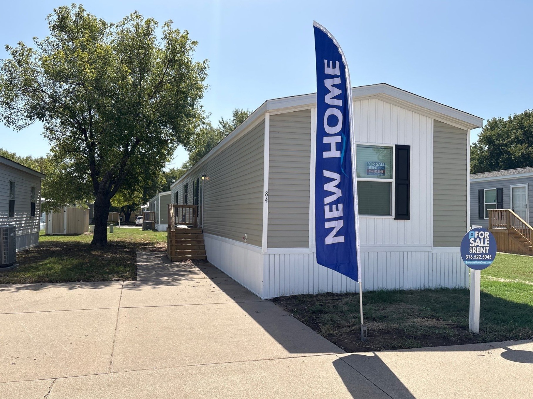 A photo of the home