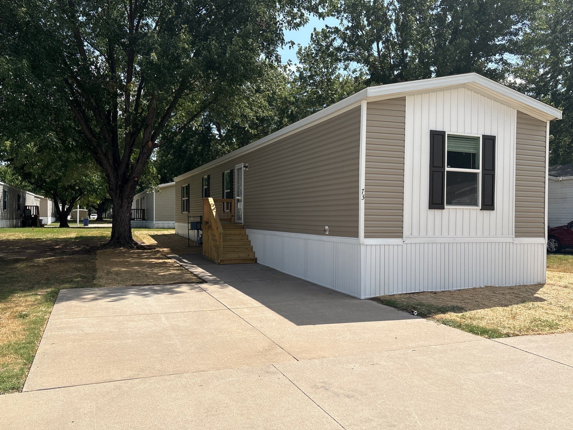A photo of the home