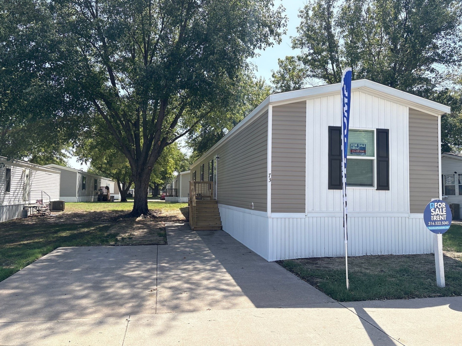 A photo of the home