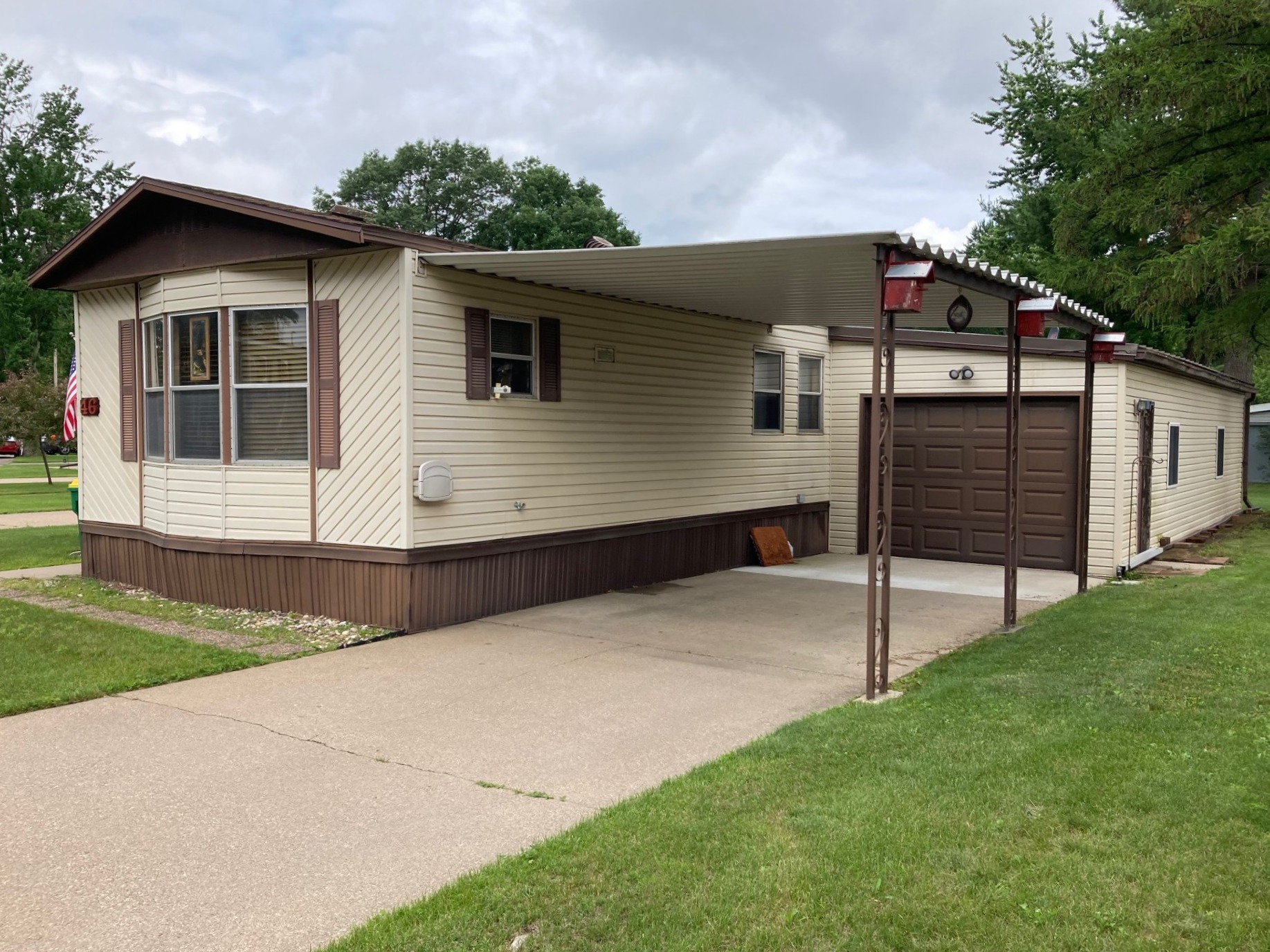A photo of the home