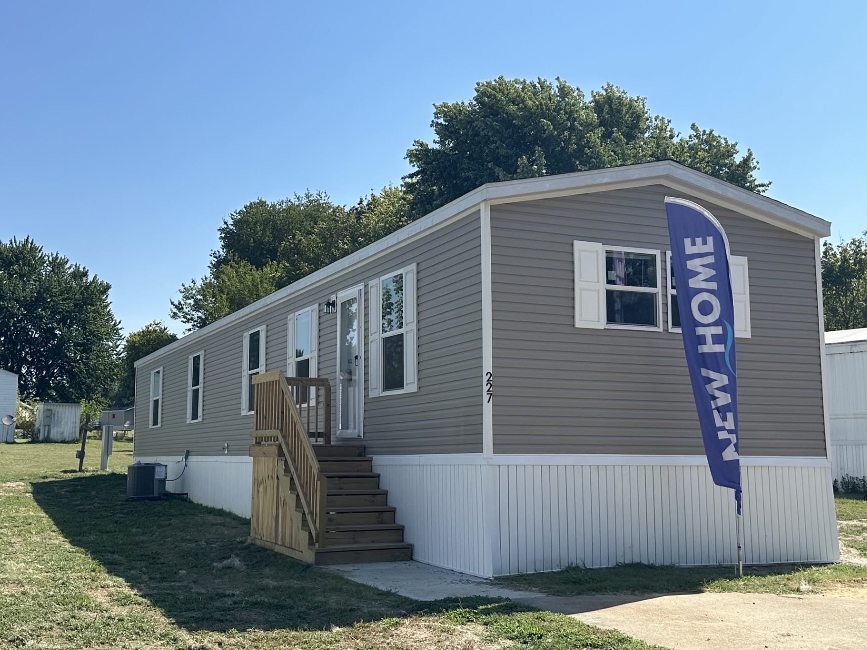 A photo of the home
