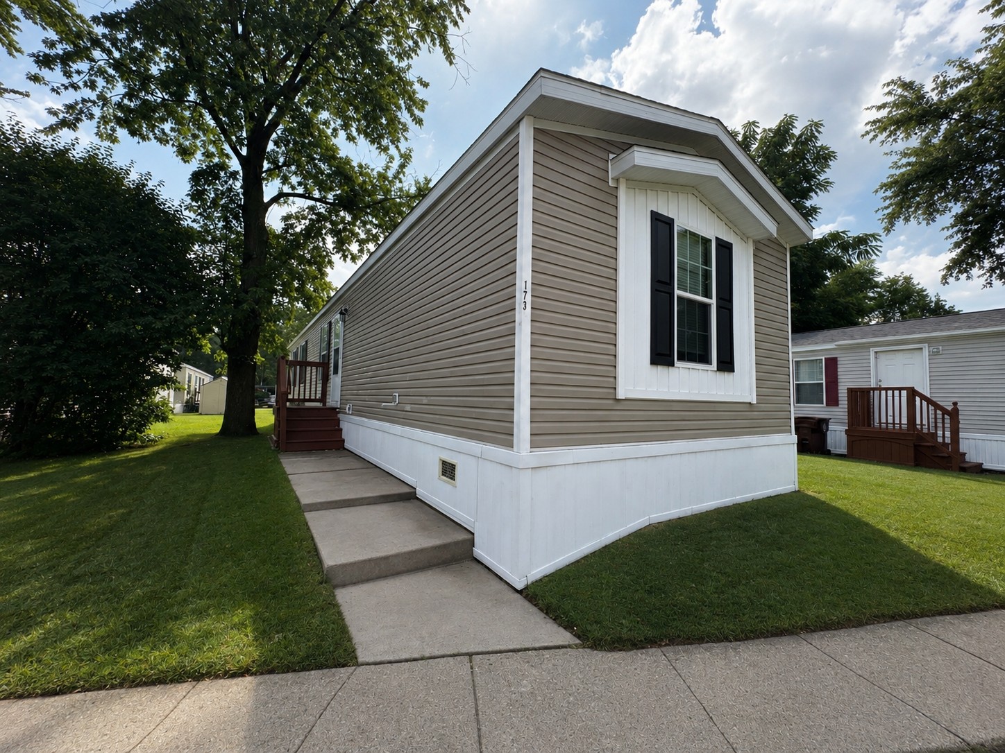 A photo of the home