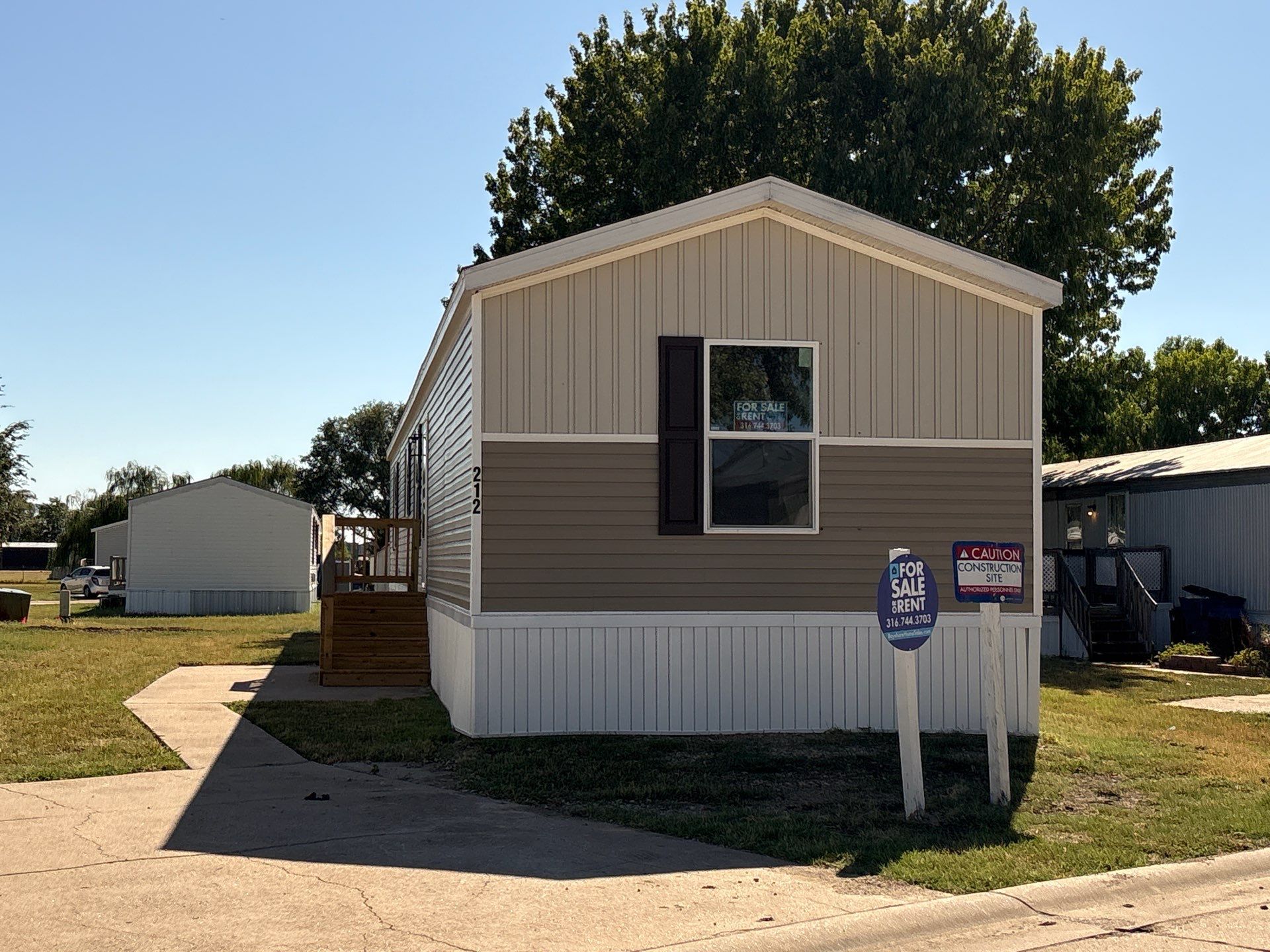 A photo of the home