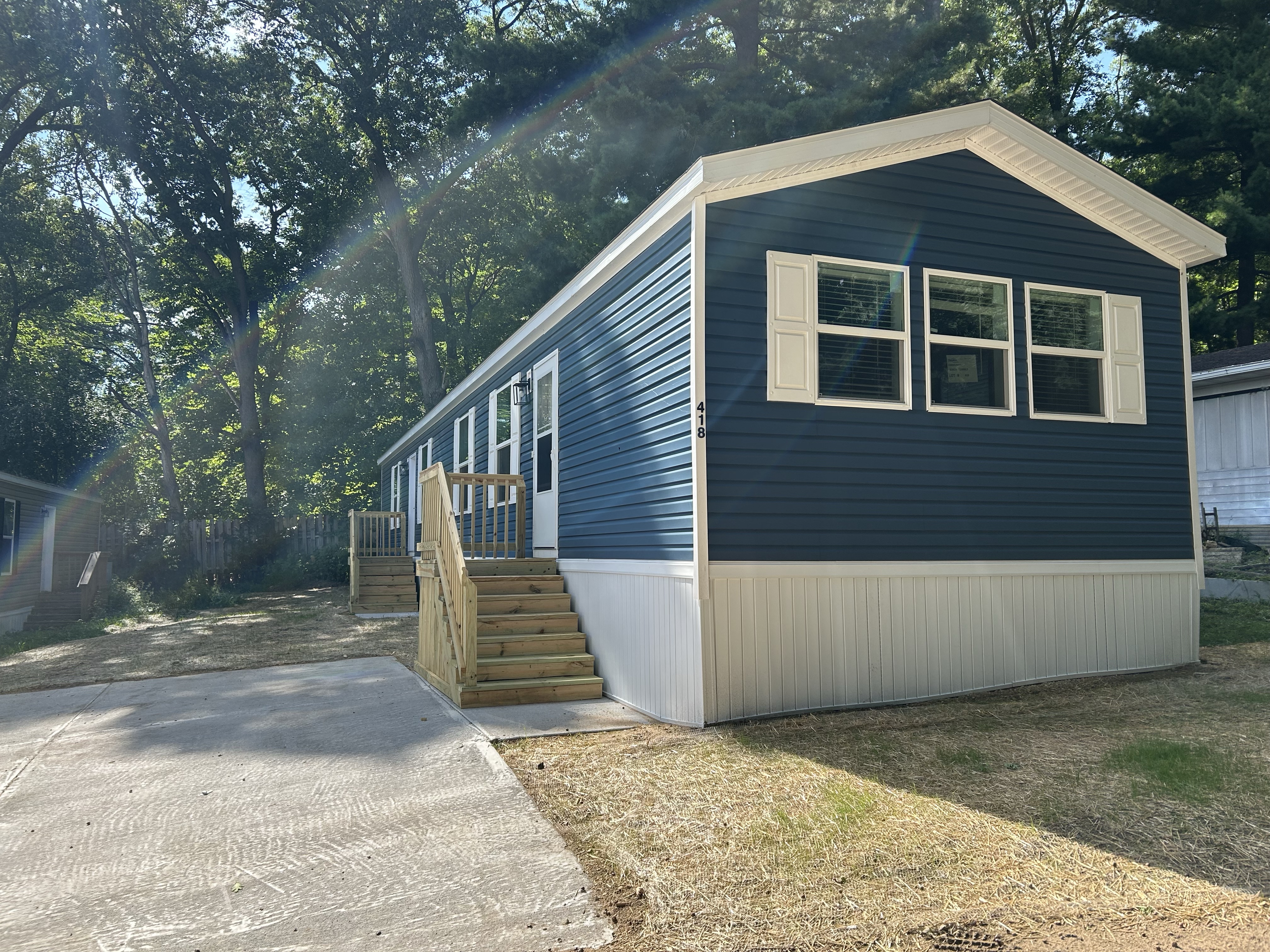 A photo of the home