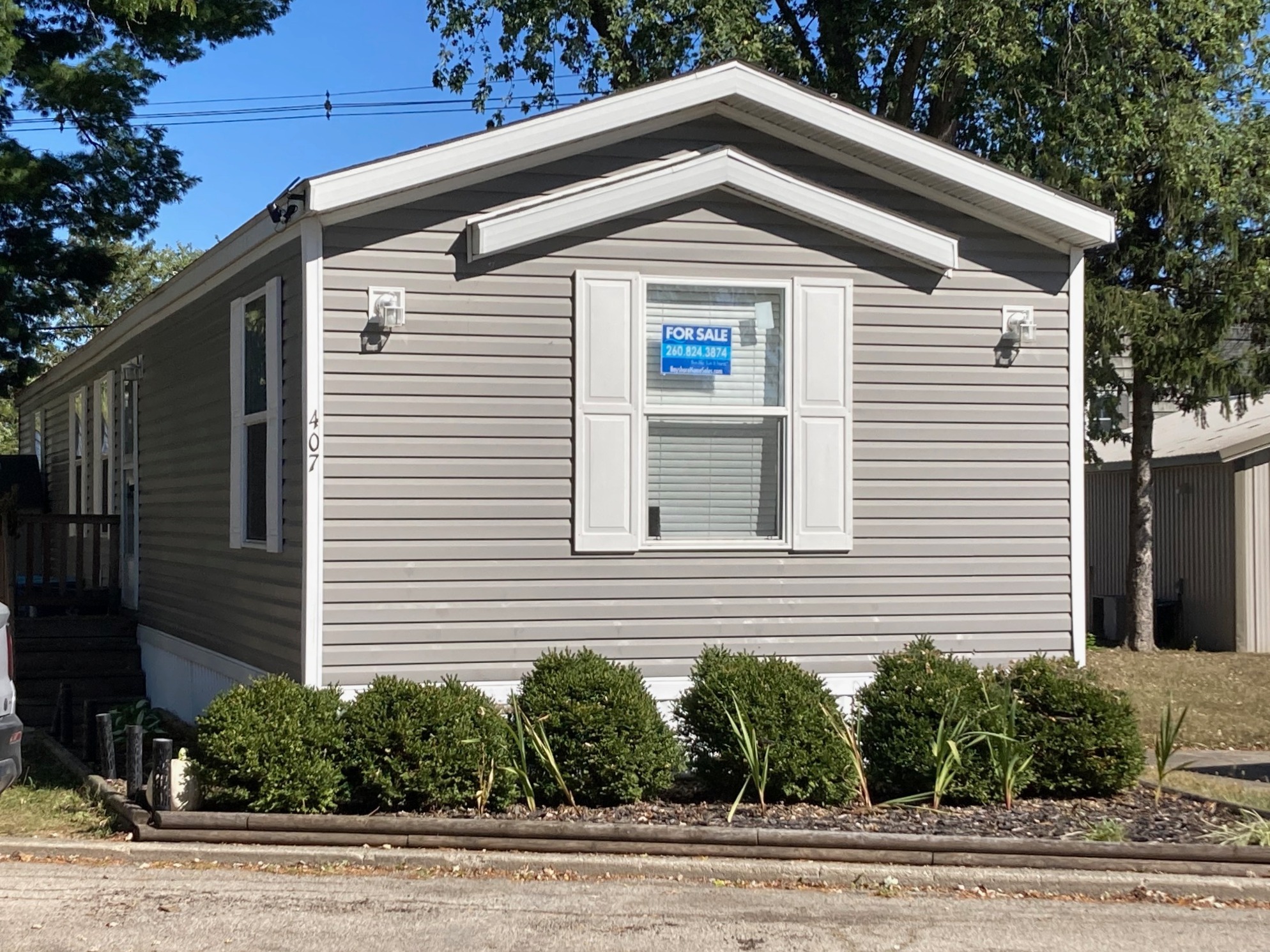 A photo of the home