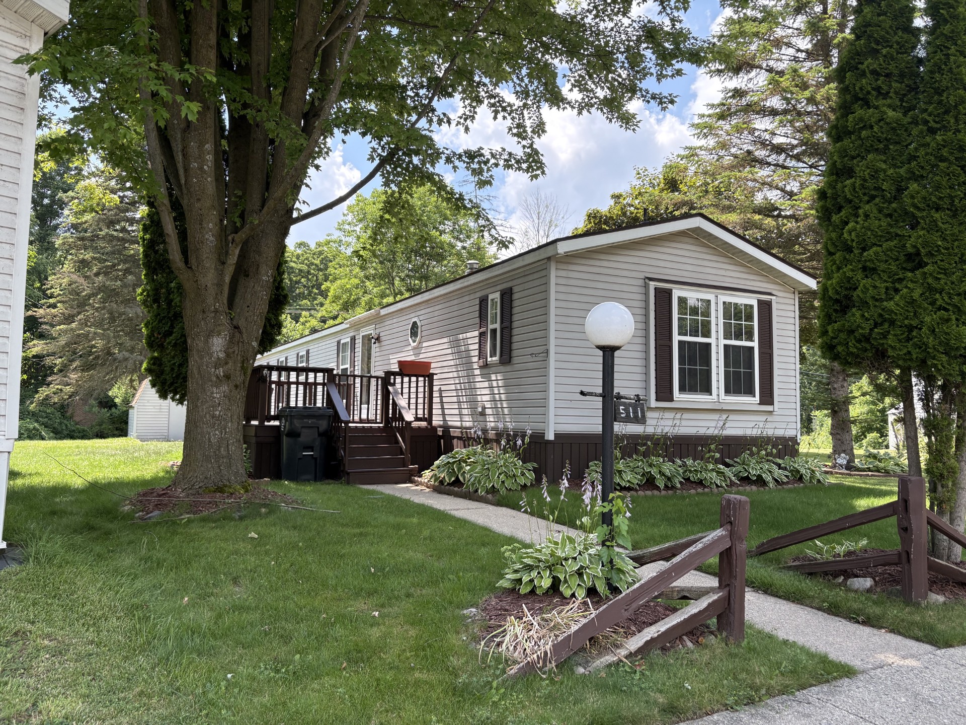 A photo of the home