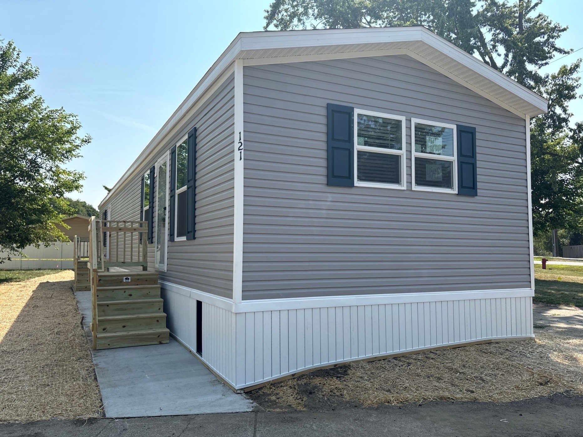A photo of the home