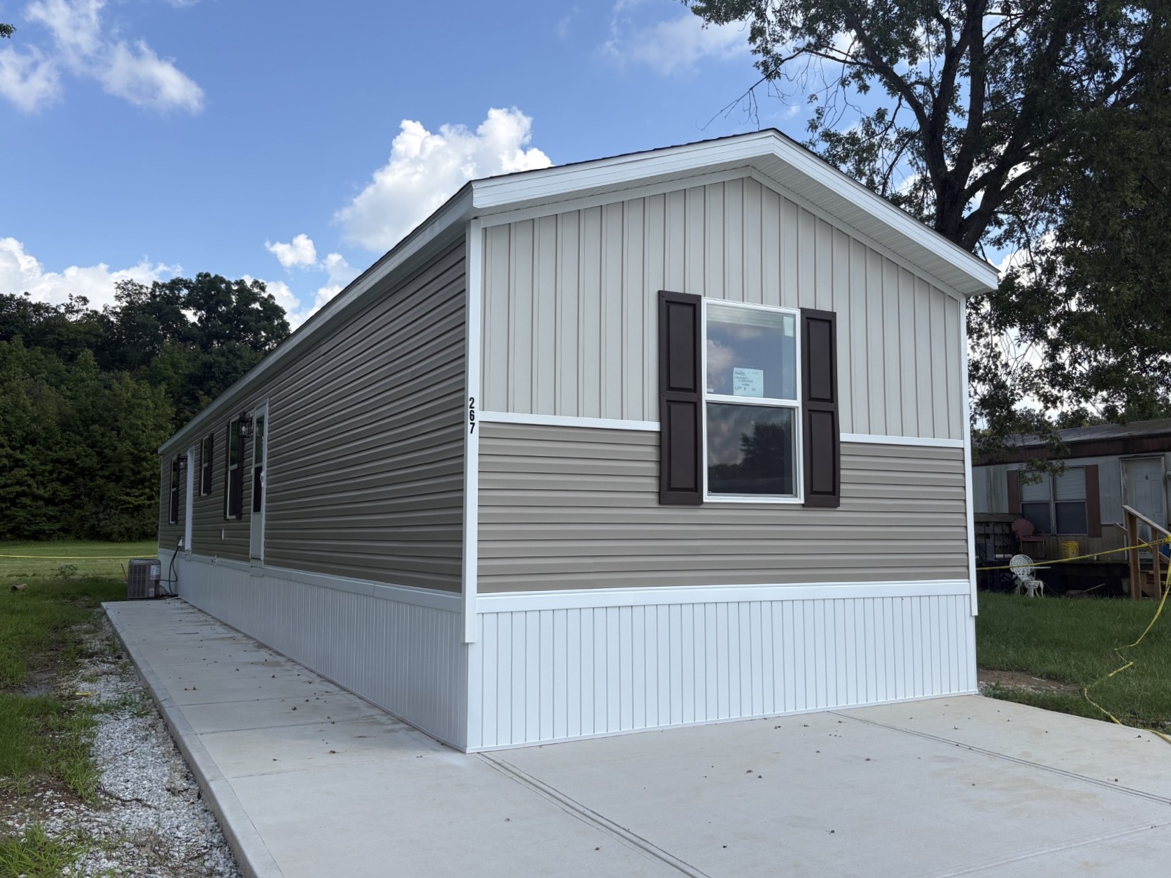 A photo of the home