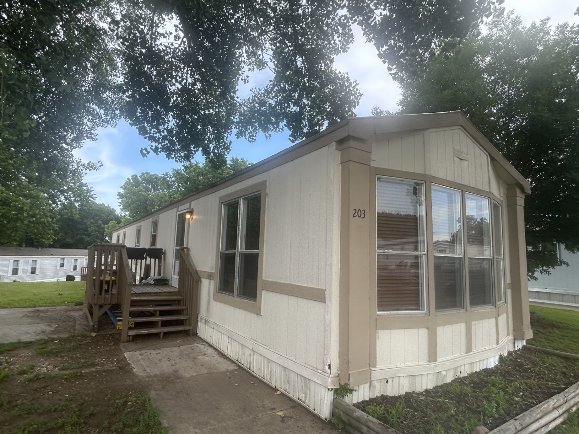 A photo of the home