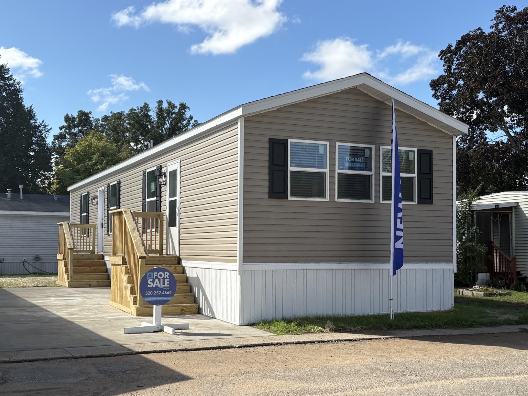 A photo of the home