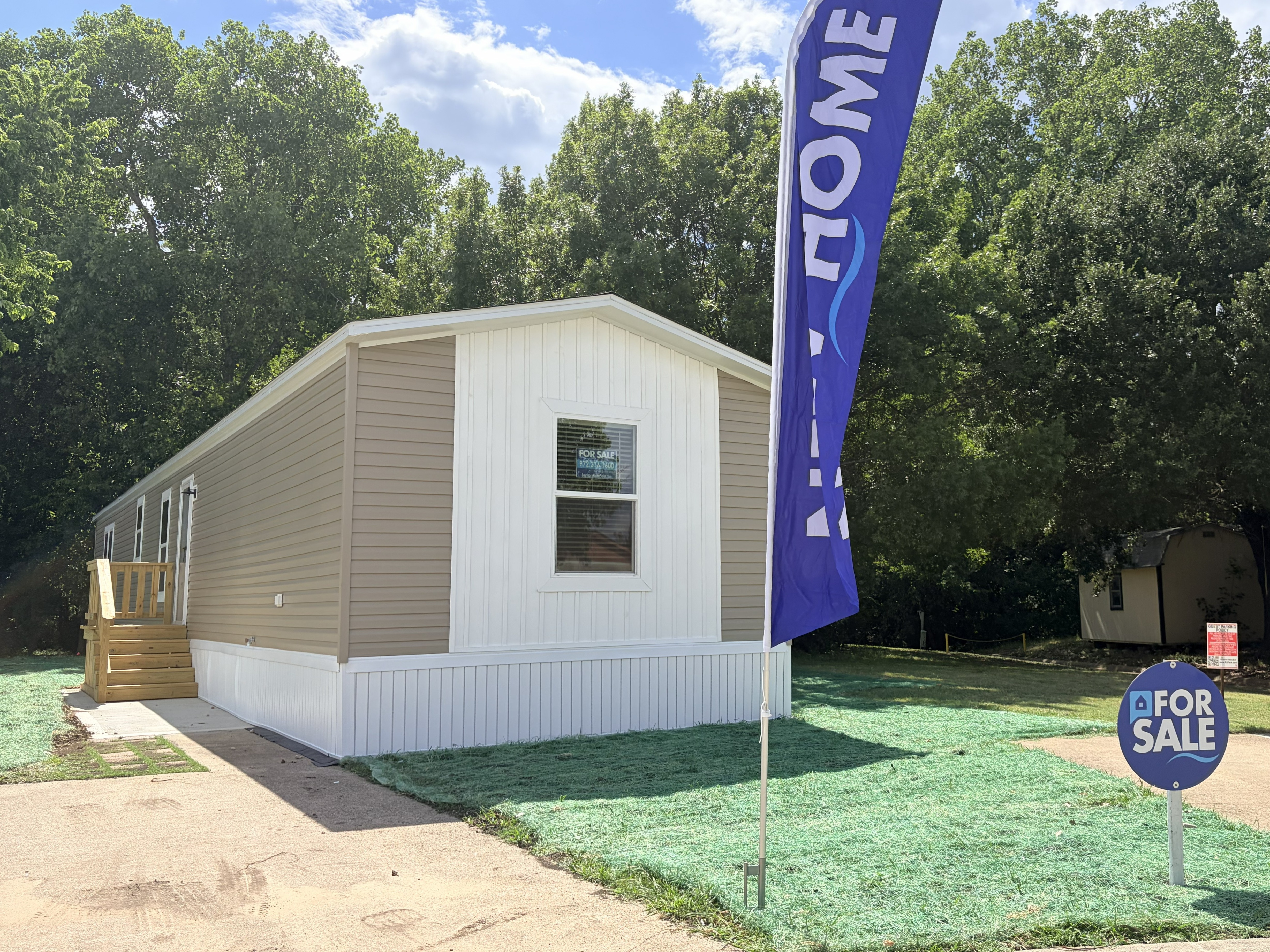 A photo of the home