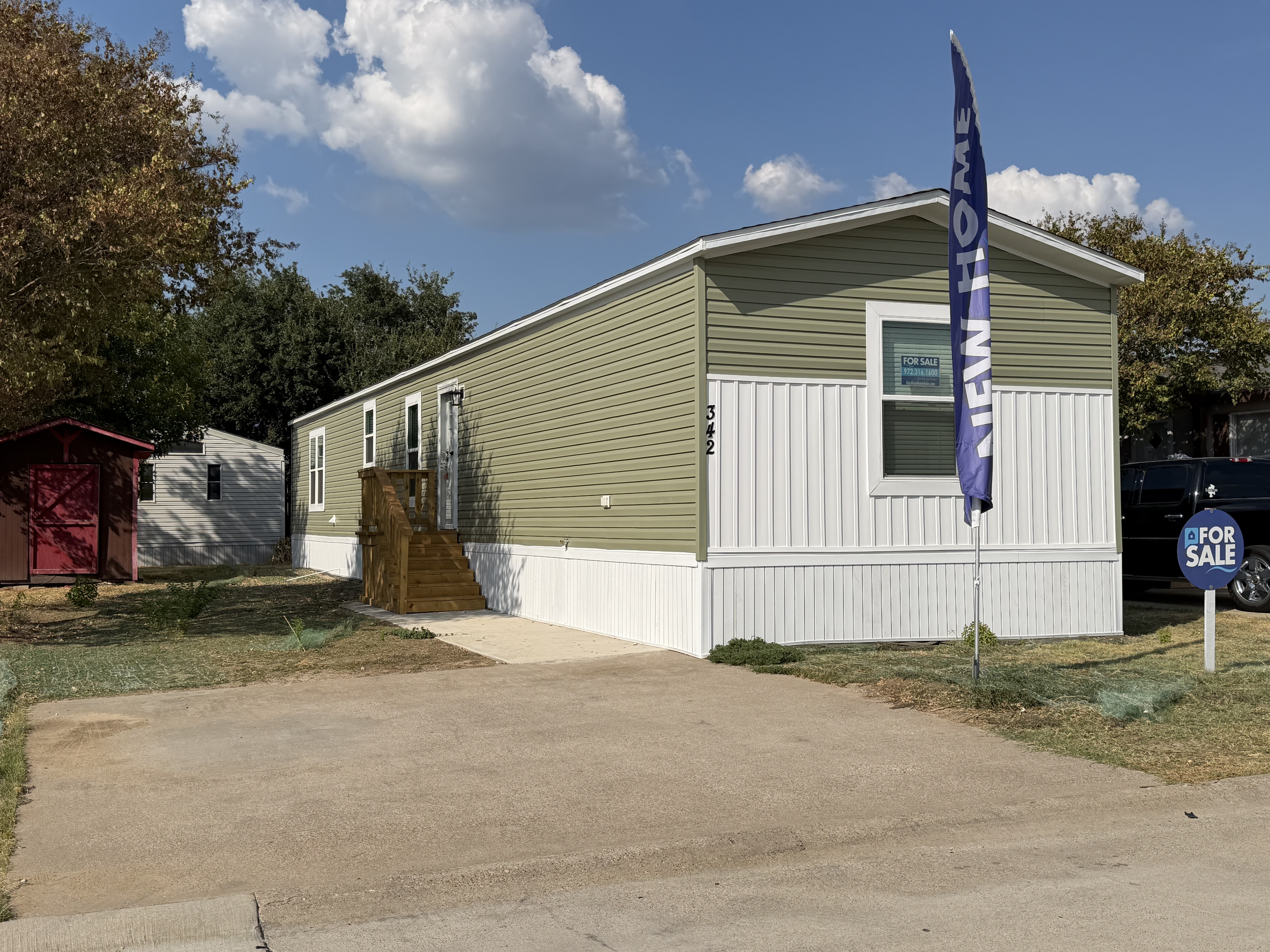 A photo of the home