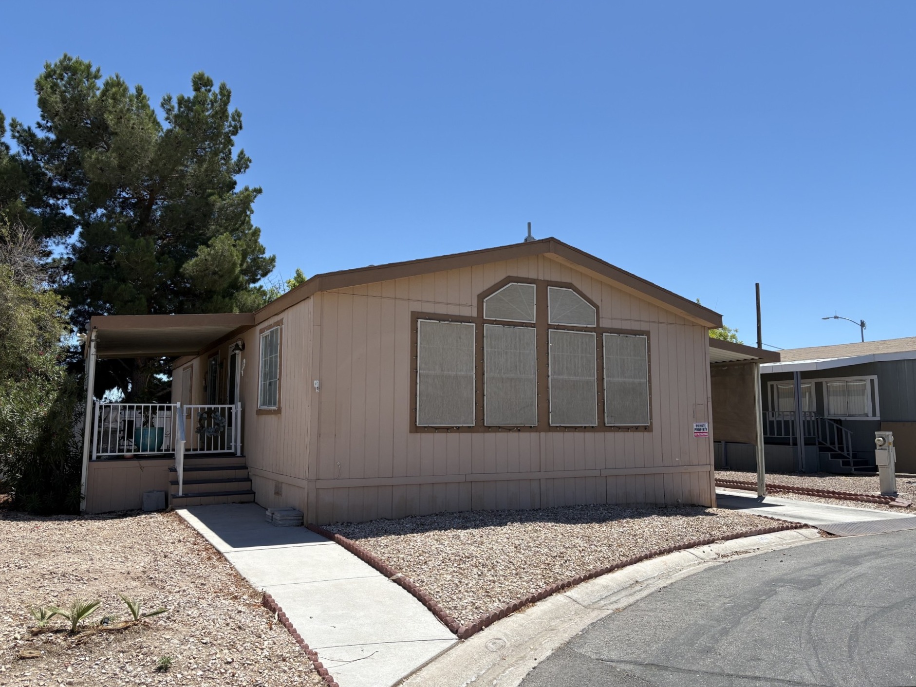 A photo of the home