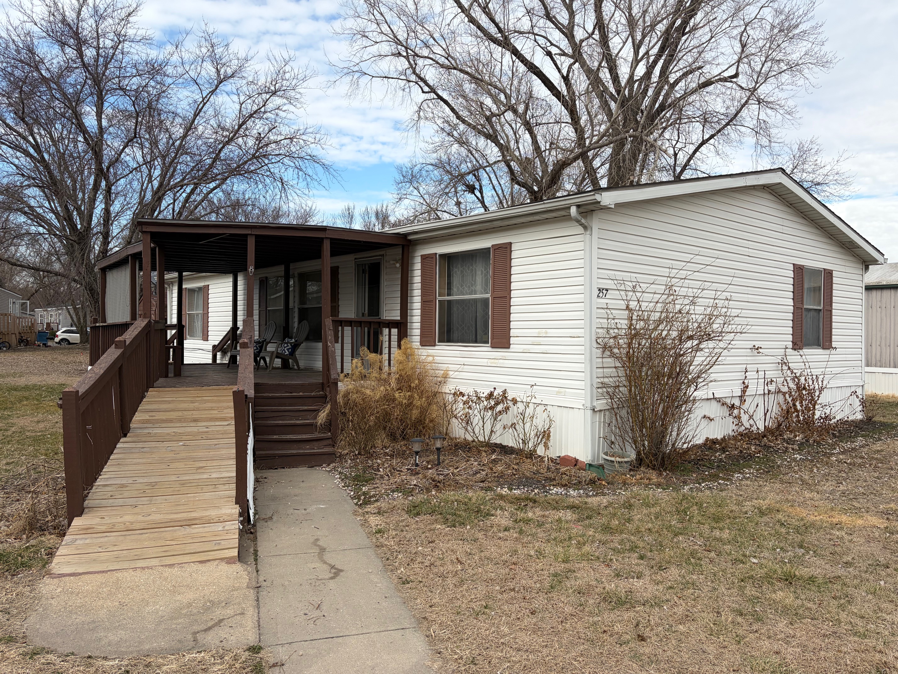 A photo of the home
