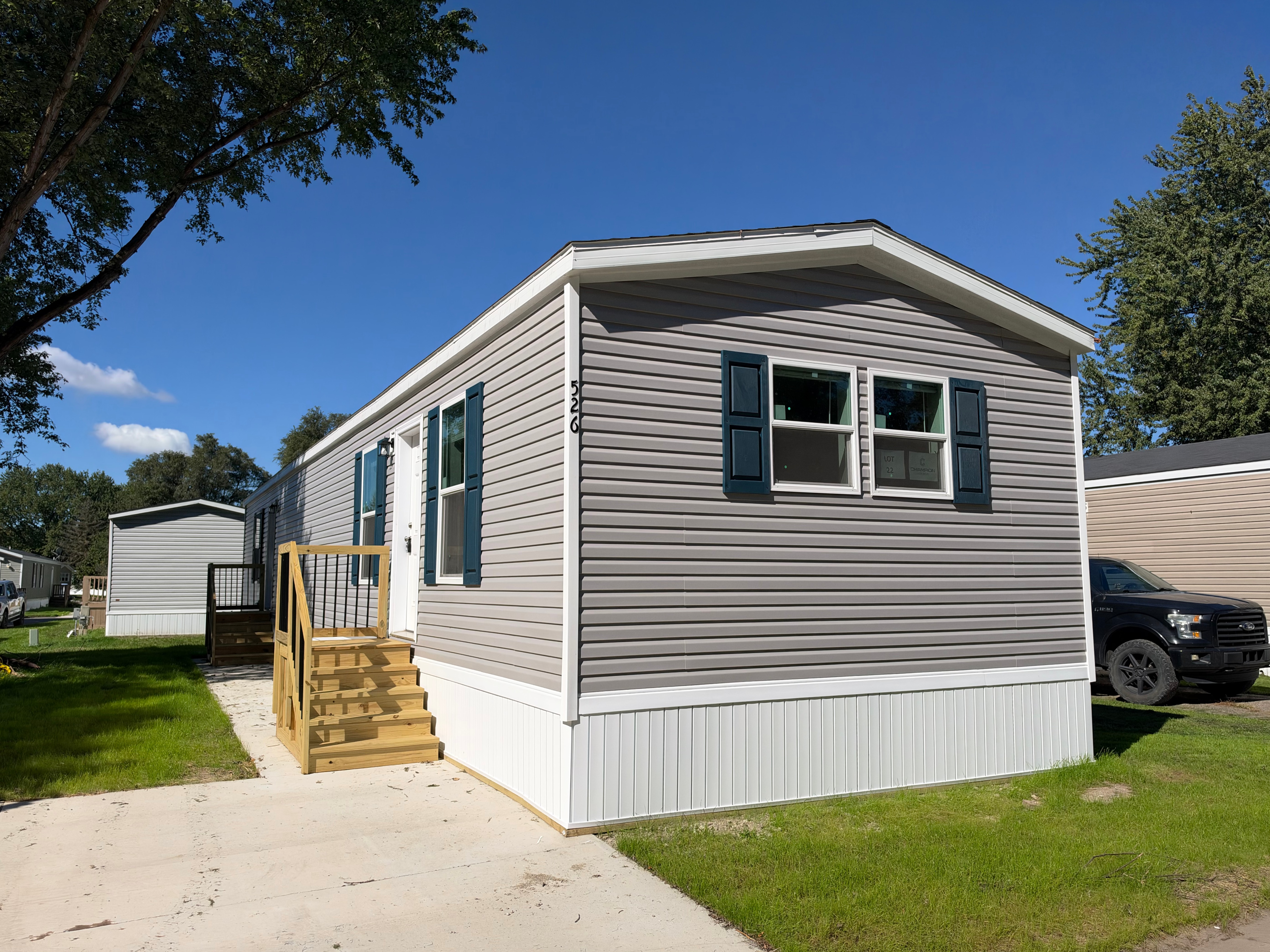 A photo of the home