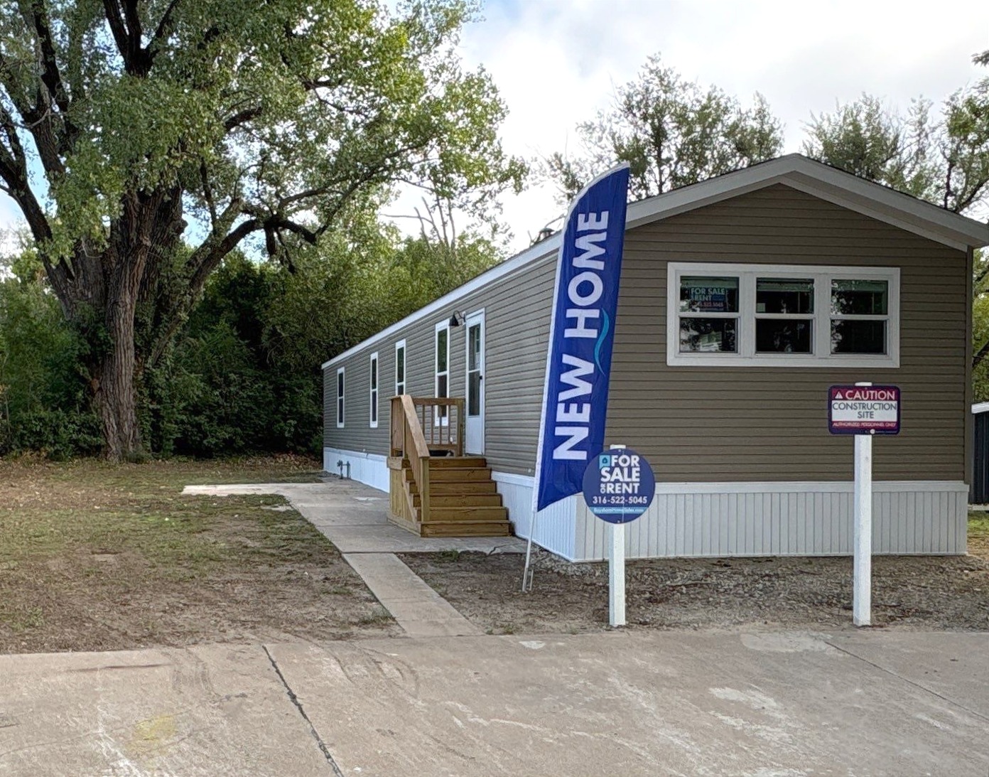 A photo of the home