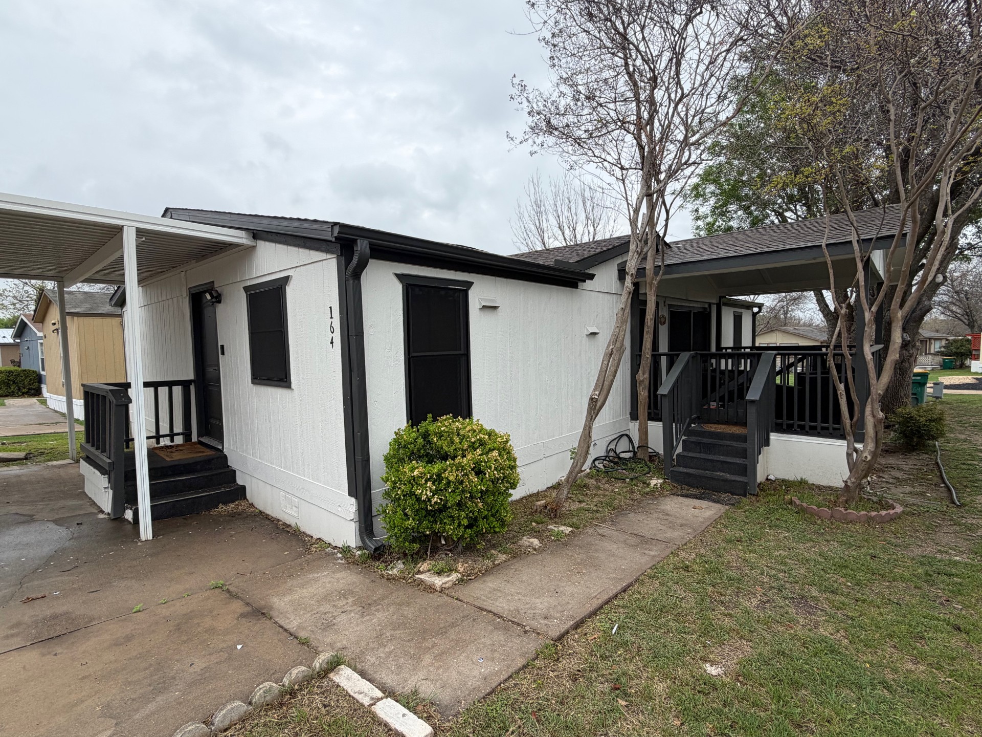 A photo of the home