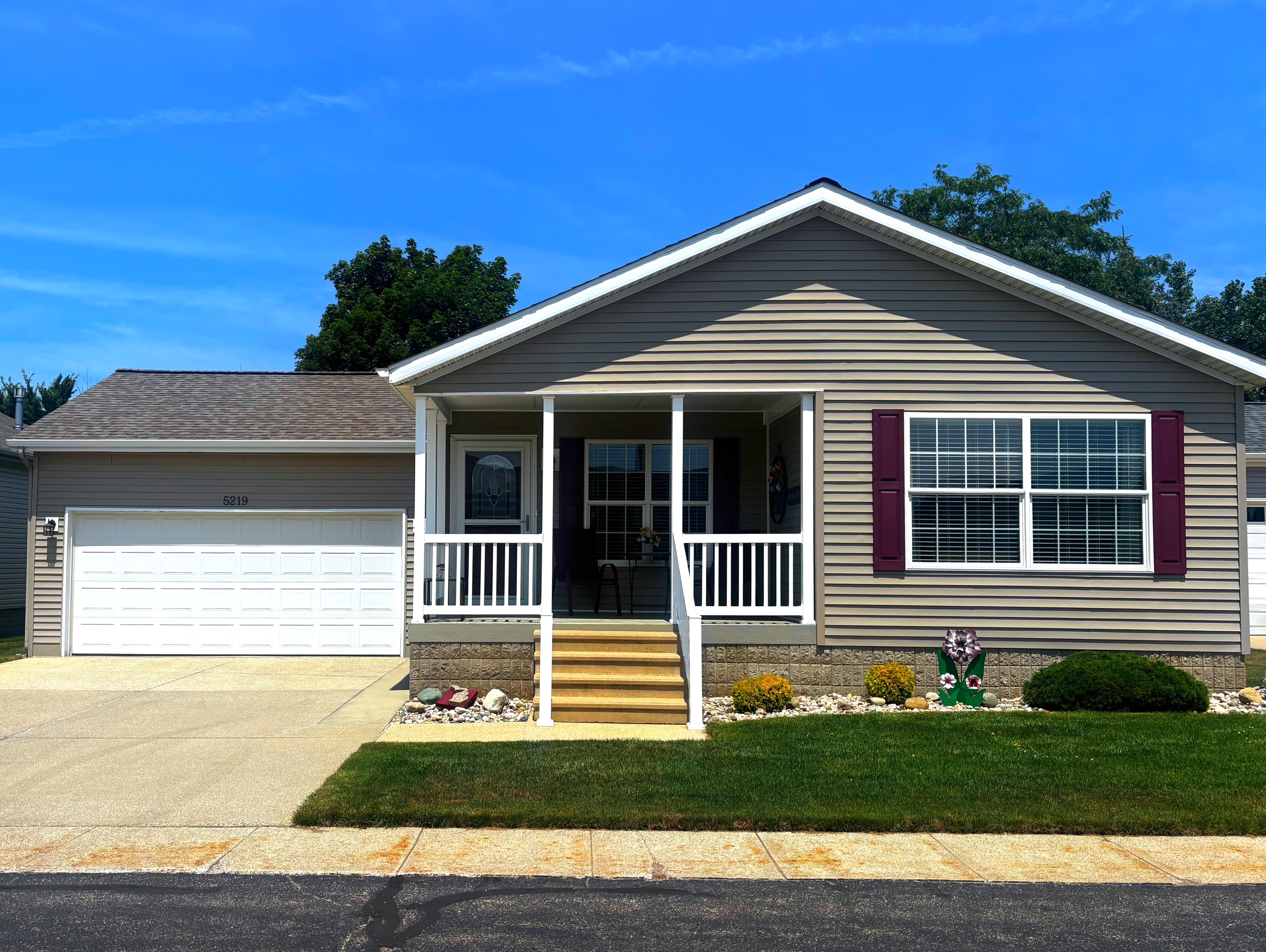 A photo of the home