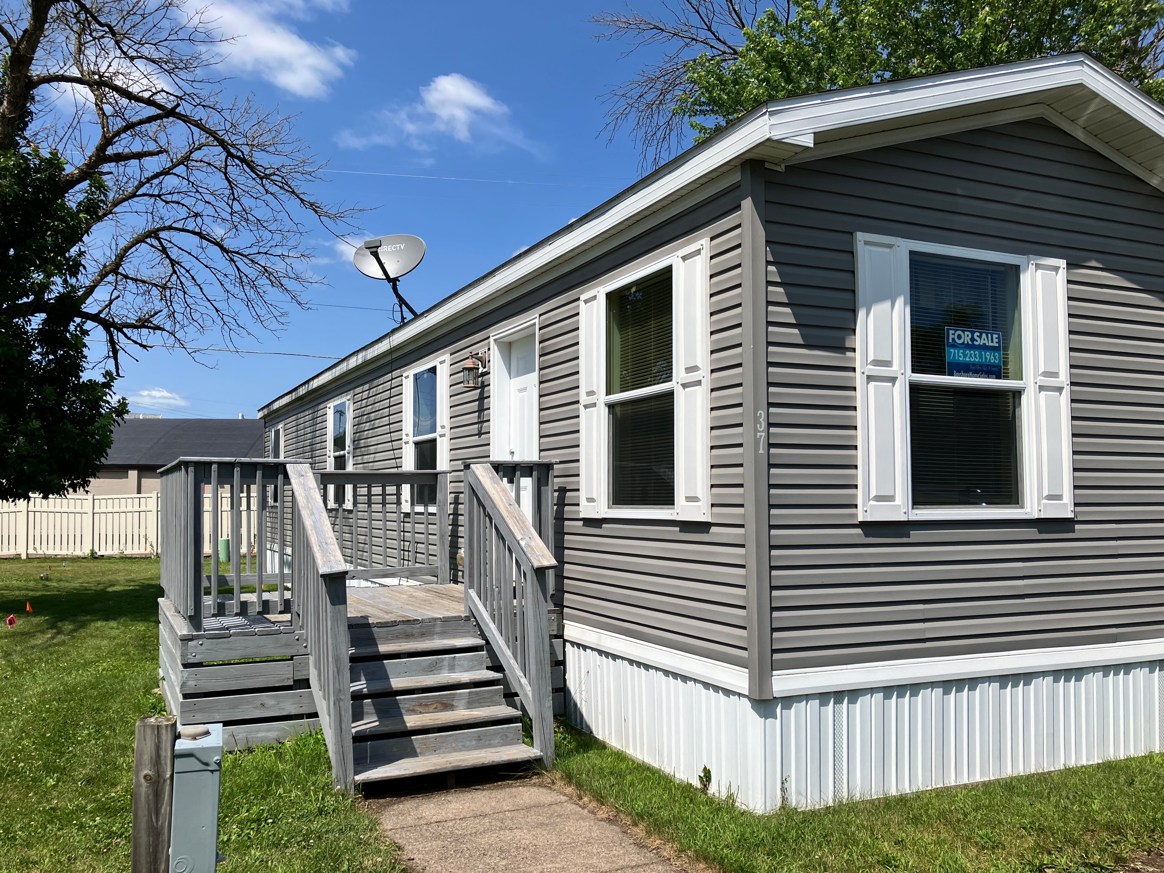 A photo of the home